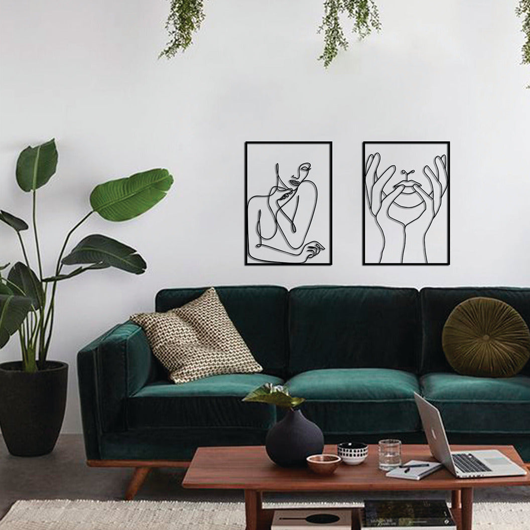 Minimal Woman Set of 2
