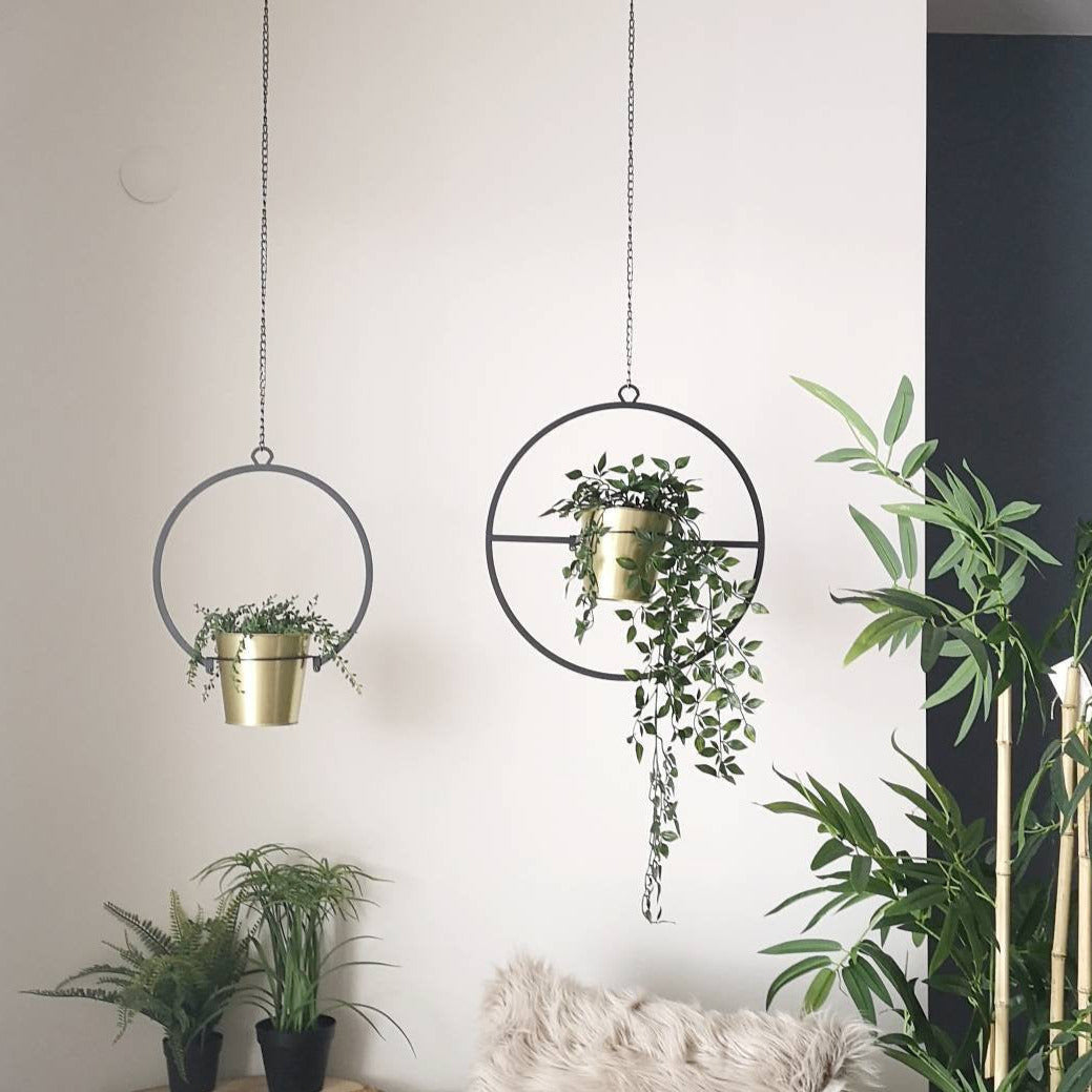 Circle Hanging Planter Set - RA006