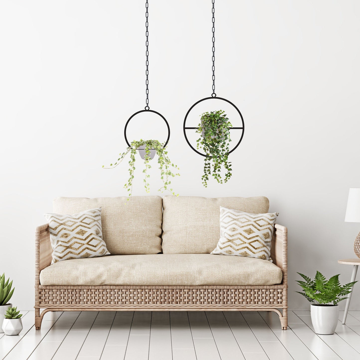 Circle Hanging Planter Set - RA006