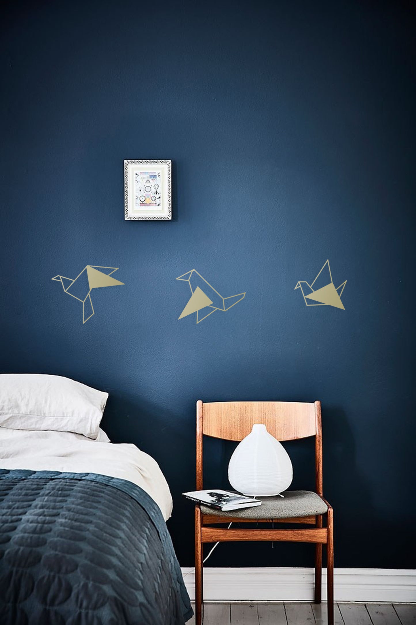 Geometric Birds Metal Wall Art -WA055
