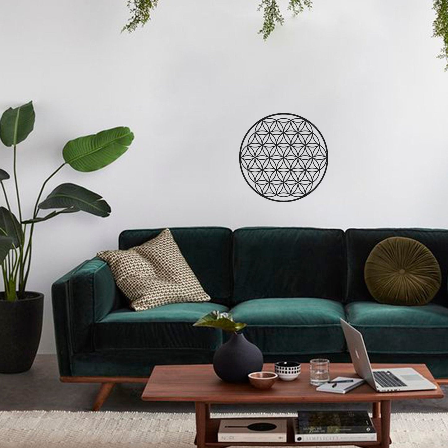 Flower of Life Gold Wall Decor - WA093