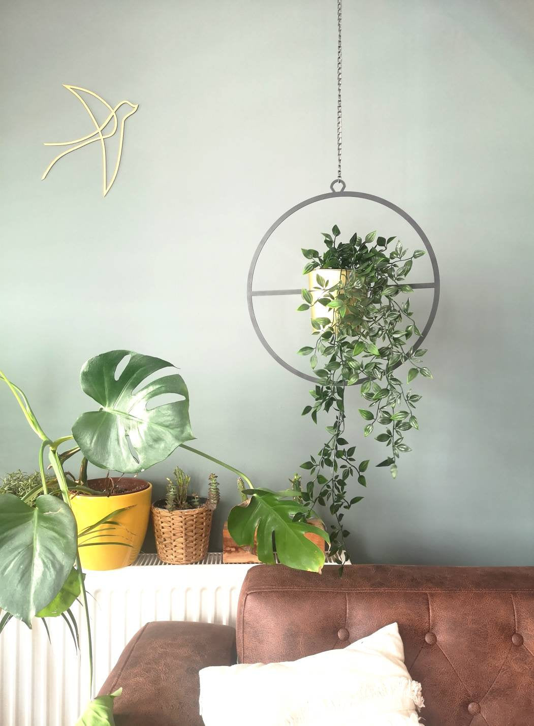 Circle Hanging Planter Set - RA006
