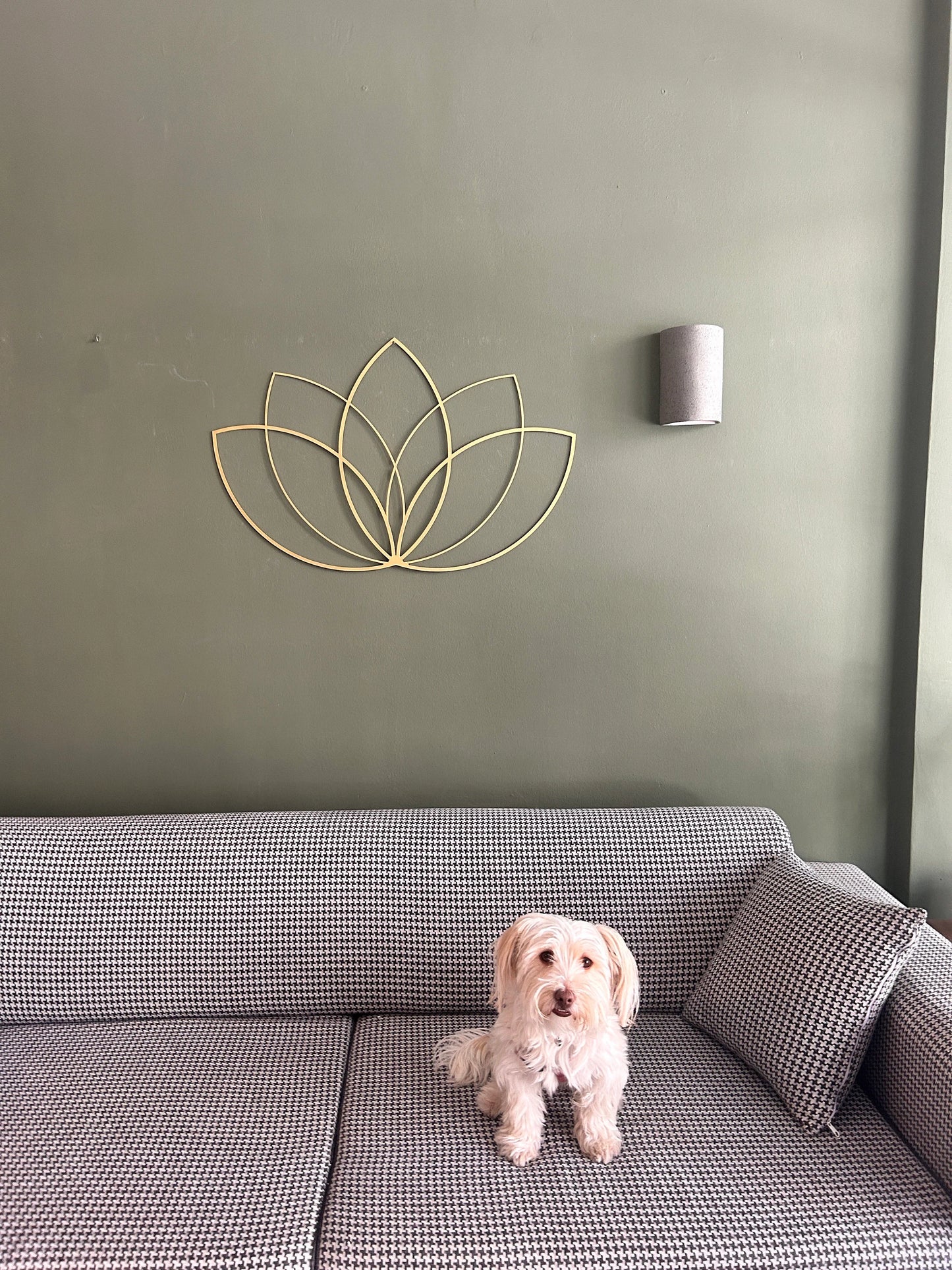 Lotus Gold Wall Art -WA026