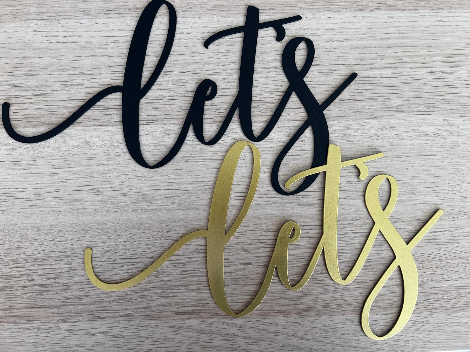 Let That Shit Go, Bathroom Metal Wall Art, Funny Metal Wall Sign, Modern Bathroom Decor, Minimalist Wall Art - BlackIvyCraft