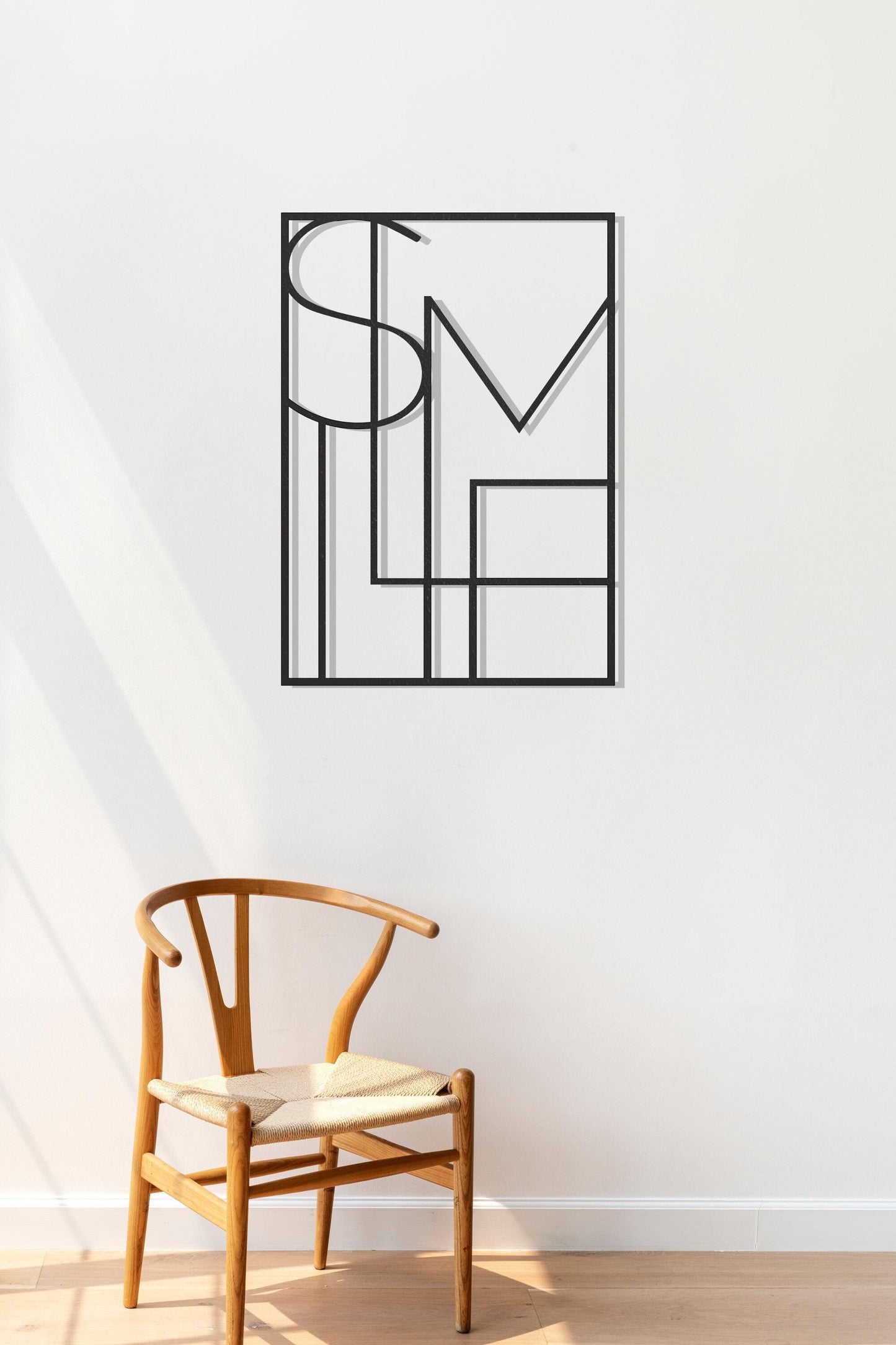 Smile Metal Sign - BlackIvyCraft