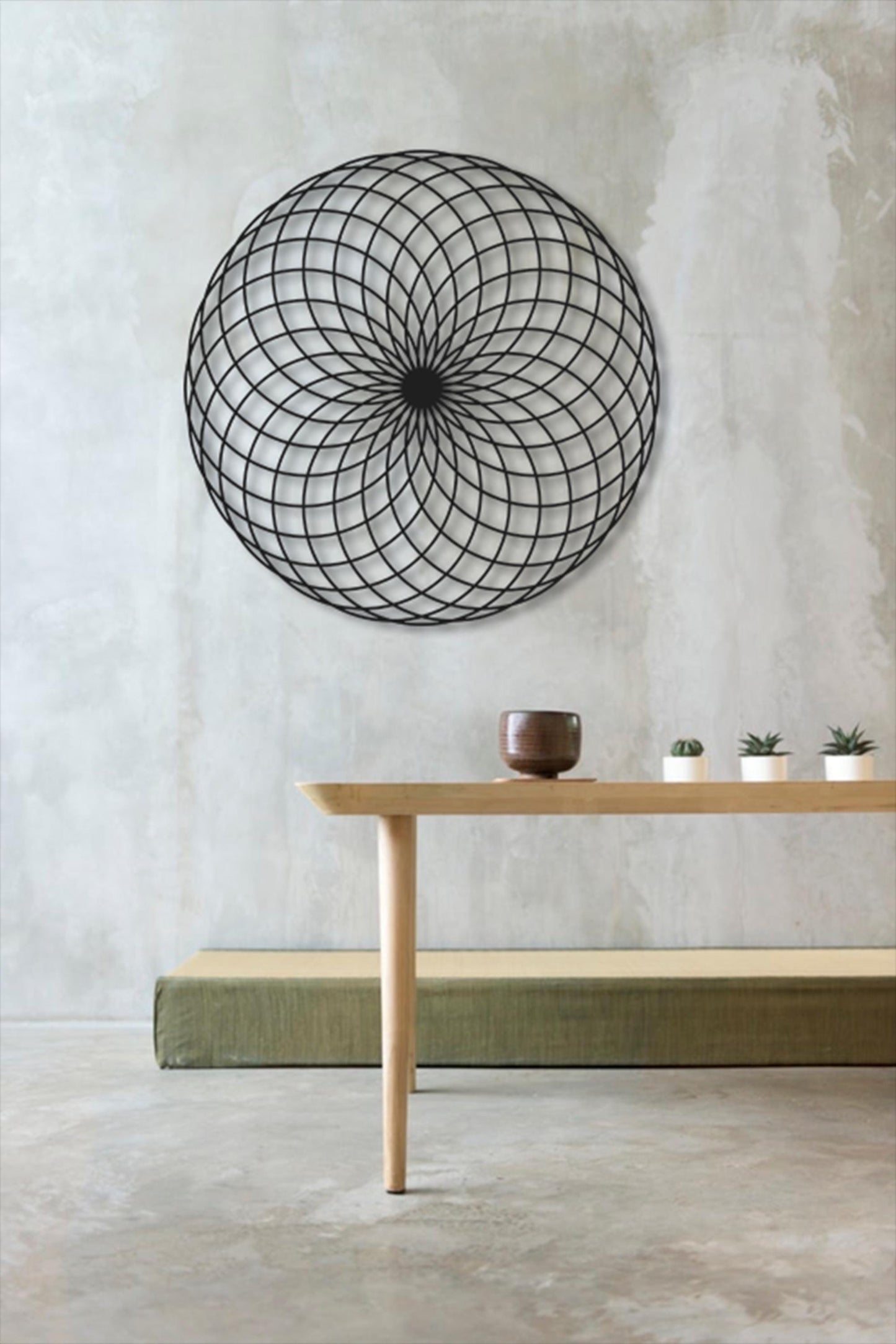 Torus Yantra Metal Wall Art - BlackIvyCraft
