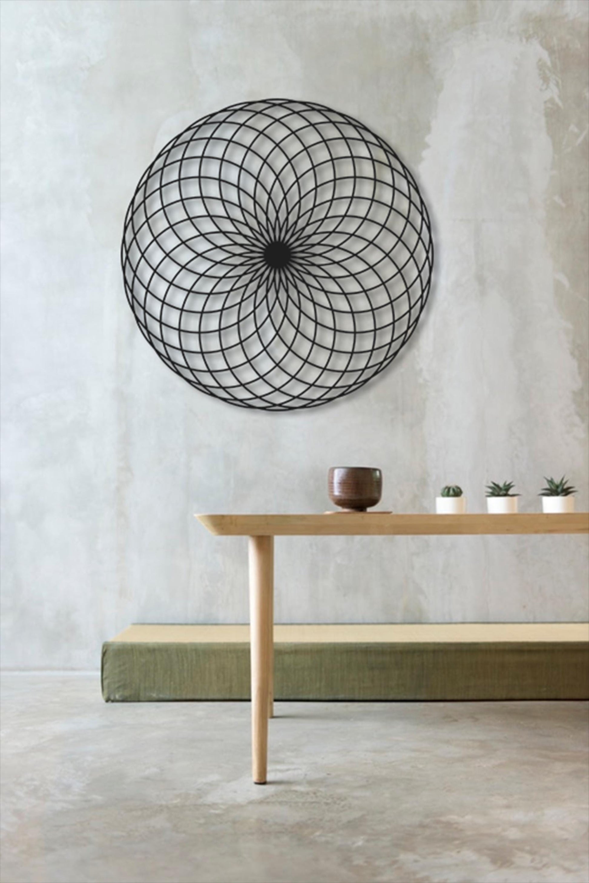 Torus Yantra Metal Wall Art - BlackIvyCraft