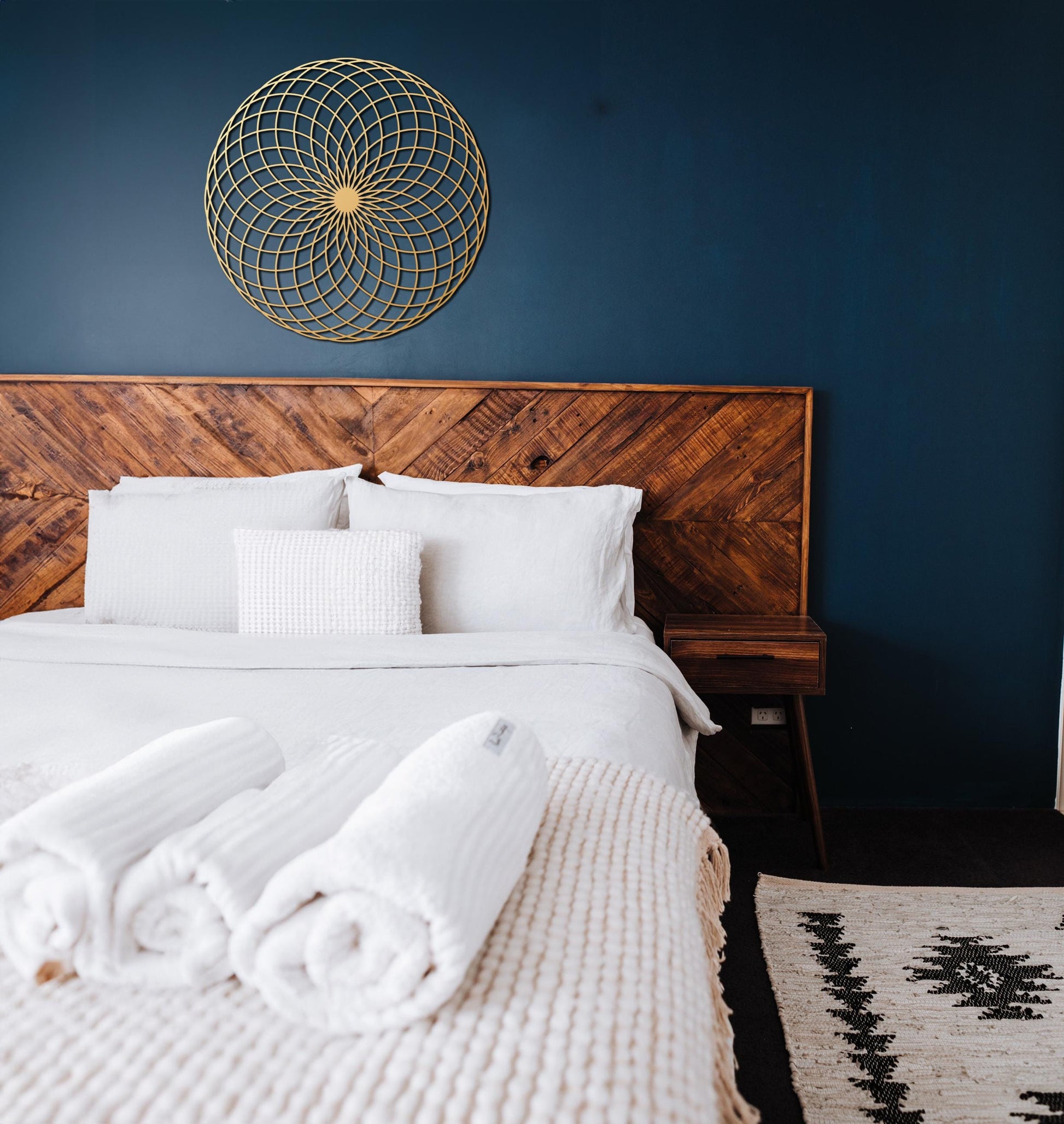 Torus Yantra Metal Wall Art - BlackIvyCraft