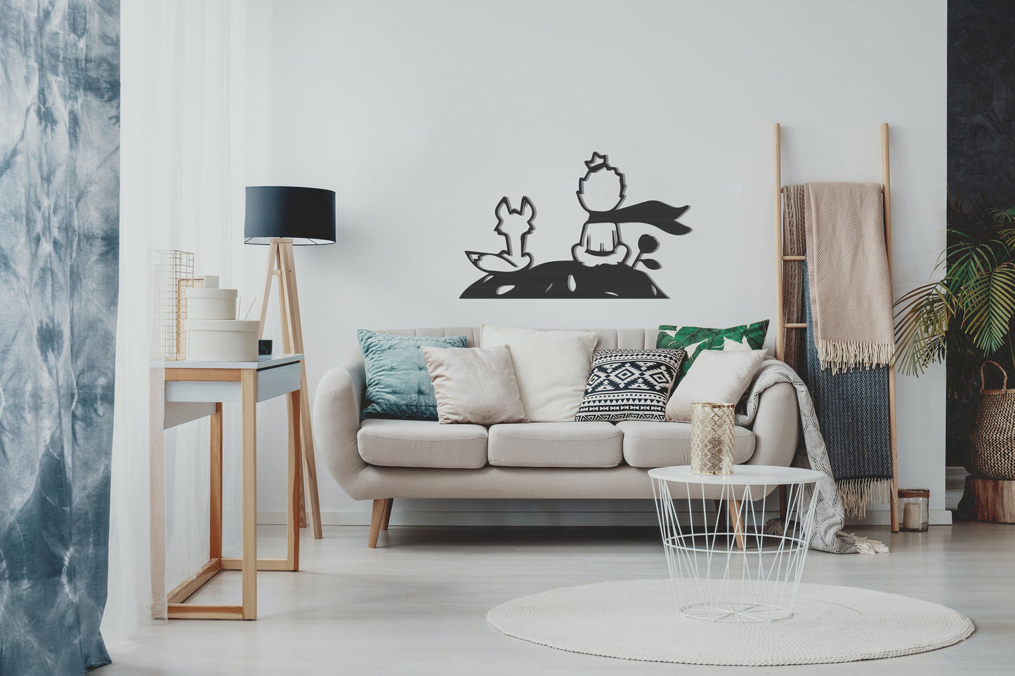 The Little Prince Metal Wall Art - BlackIvyCrafts