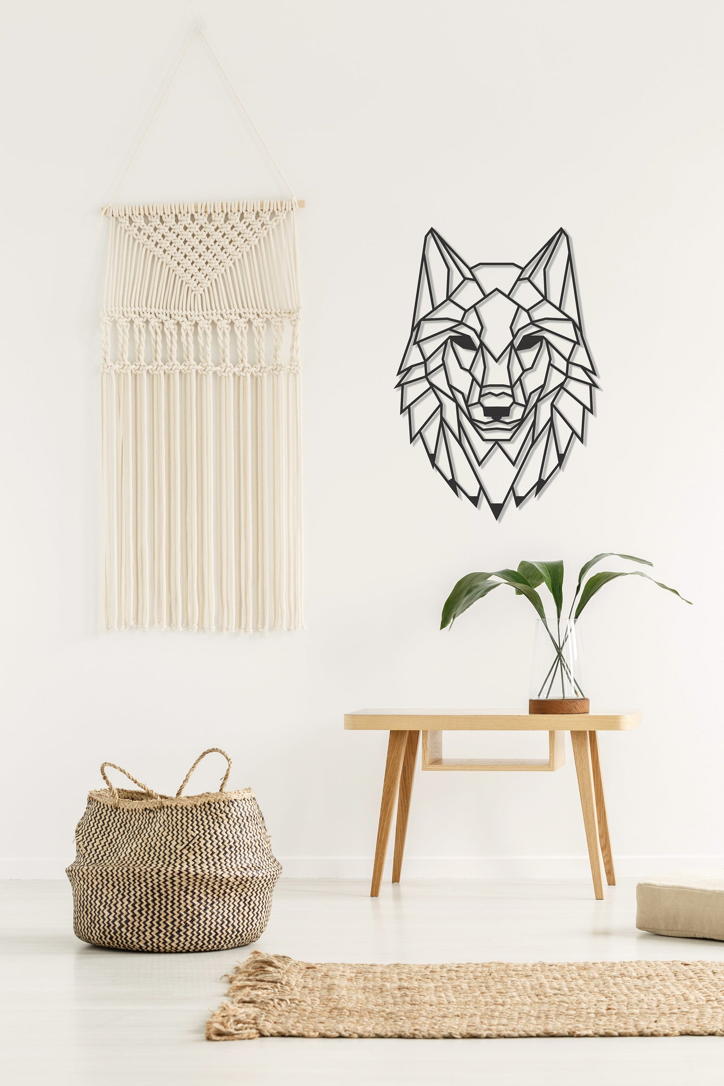 Wolf Metal Wall Art - BlackIvyCrafts