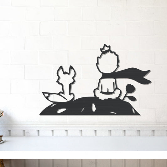 The Little Prince Metal Wall Art - BlackIvyCrafts
