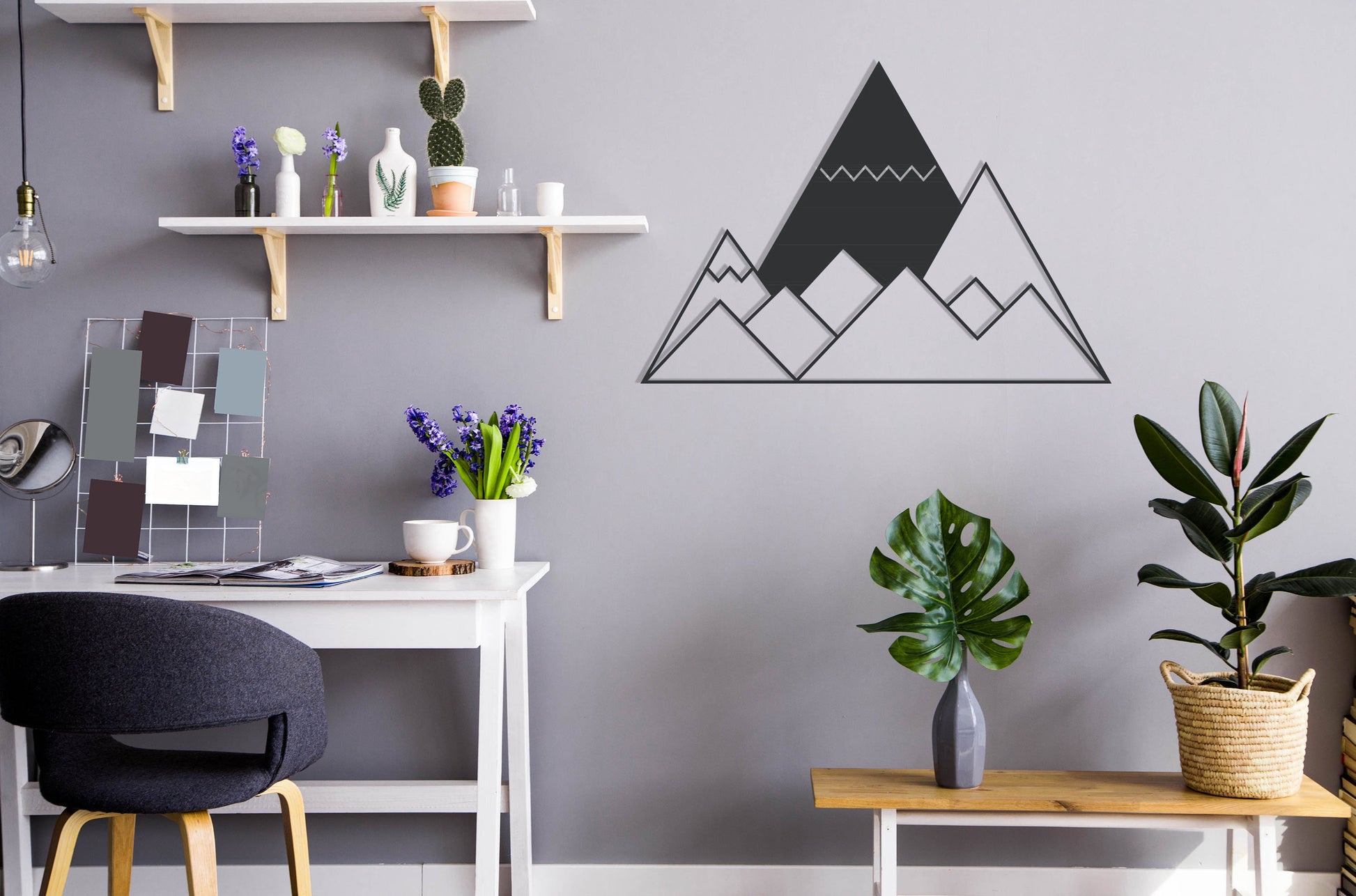 Mountains Metal Wall Art - BlackIvyCrafts