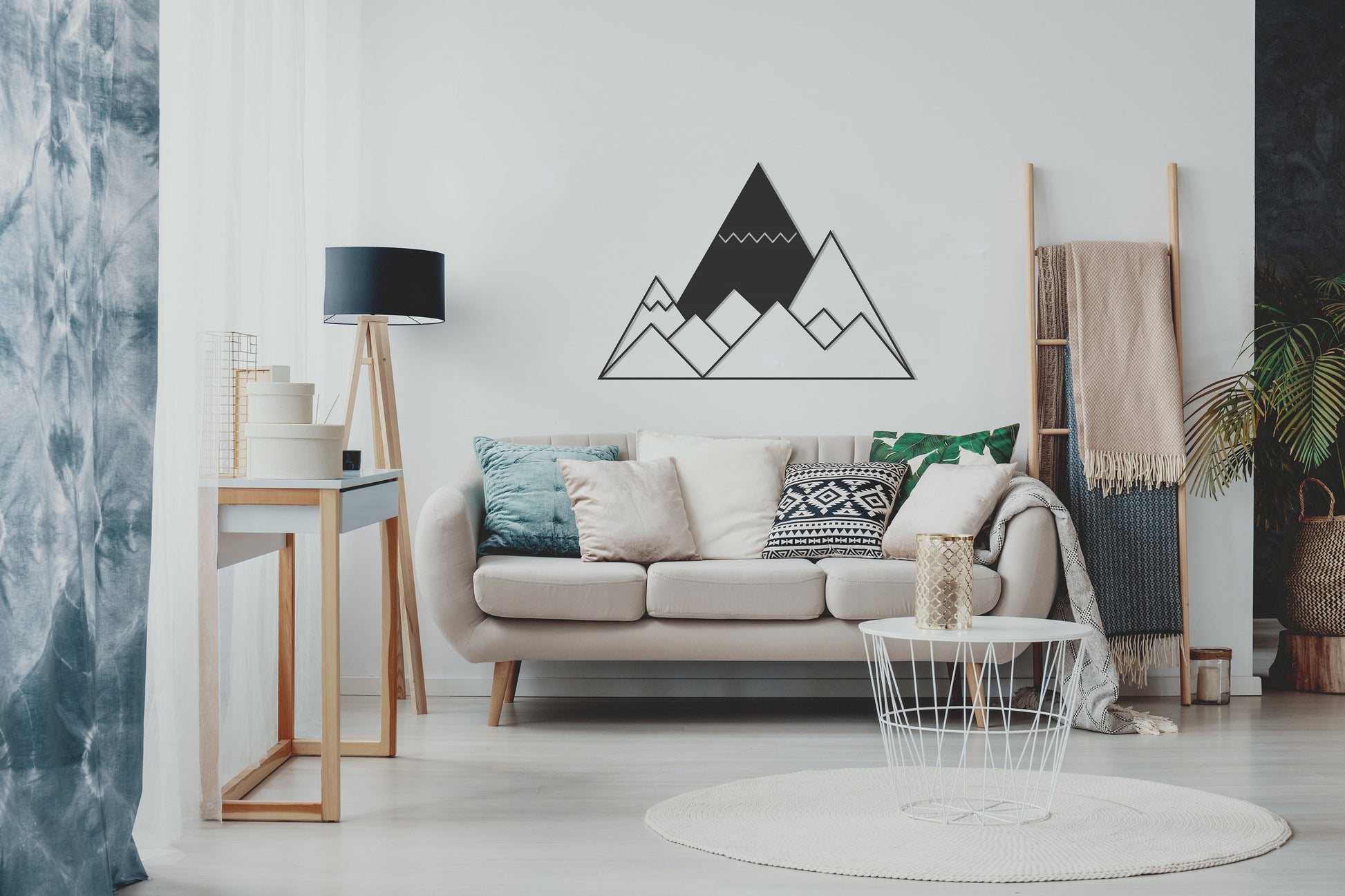 Mountains Metal Wall Art - BlackIvyCrafts