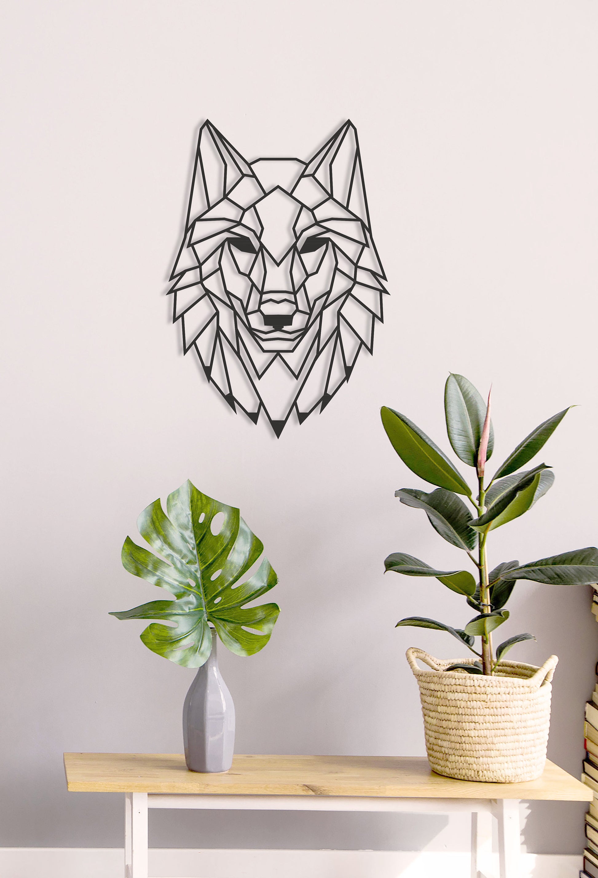 Wolf Metal Wall Art - BlackIvyCrafts