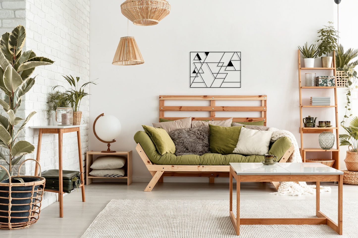 Triangle Geometric Metal Photoholder - BlackIvyCrafts