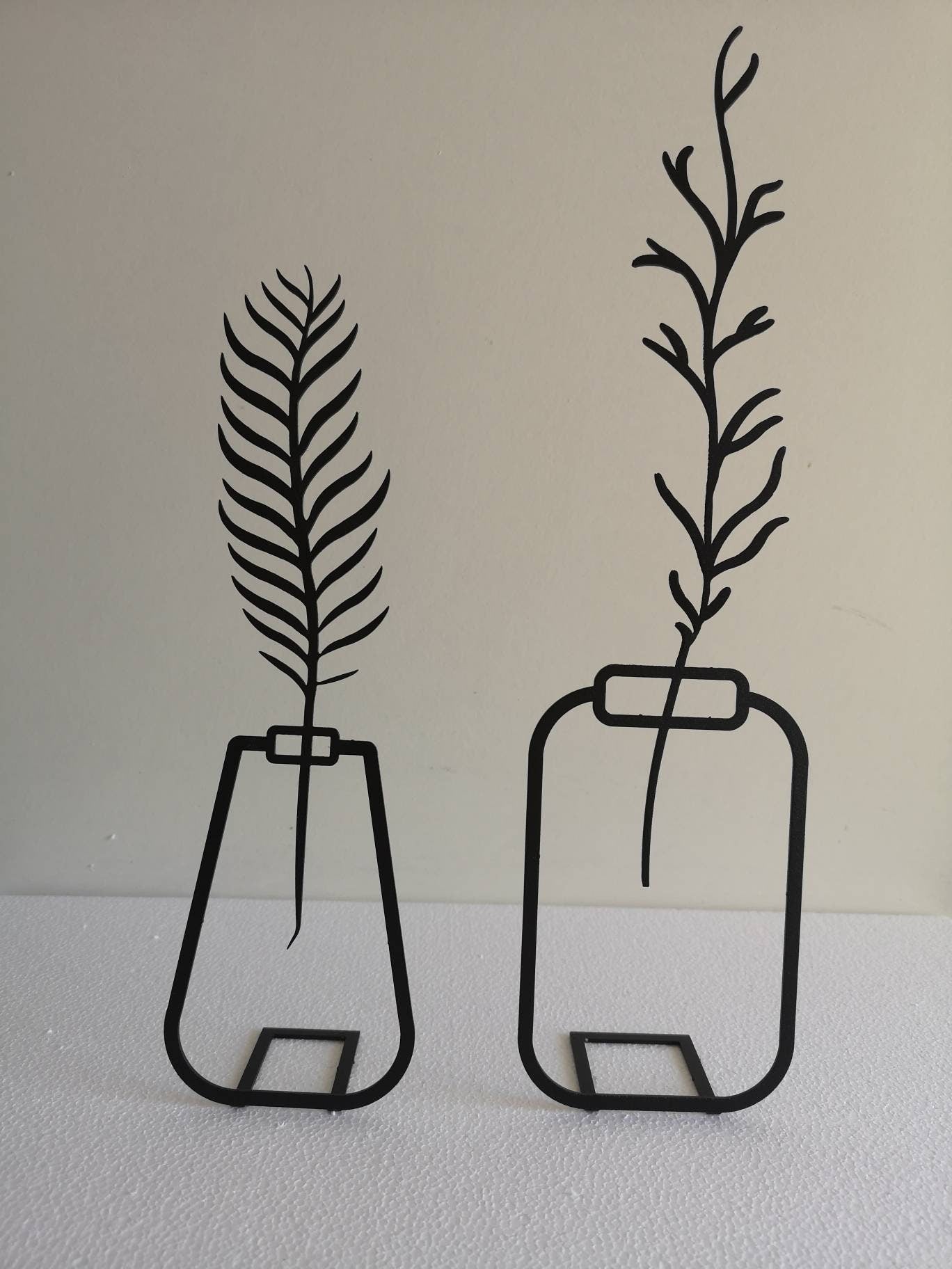 Modern vase, Modern Metal Vase, Minimal Shelf Decor, Metal Art Decor, Vase Decor, Gold Shelf Decor