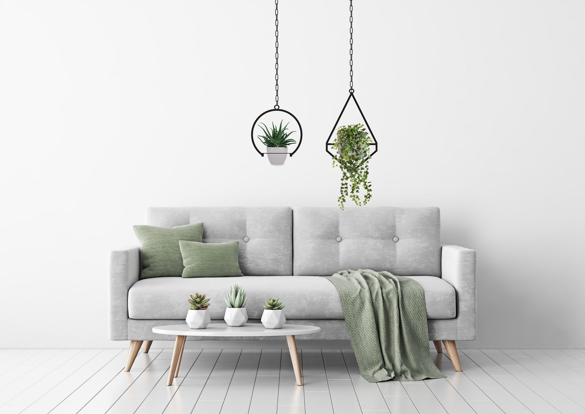 Geometric Plant Hanger Set - BlackIvyCrafts
