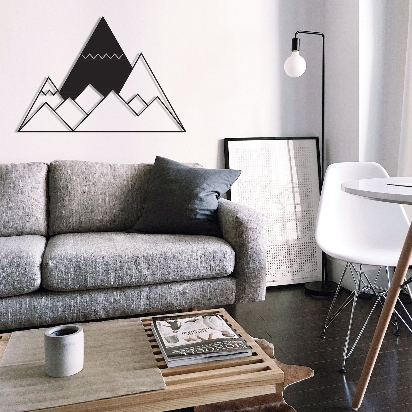 Mountains Metal Wall Art - BlackIvyCrafts