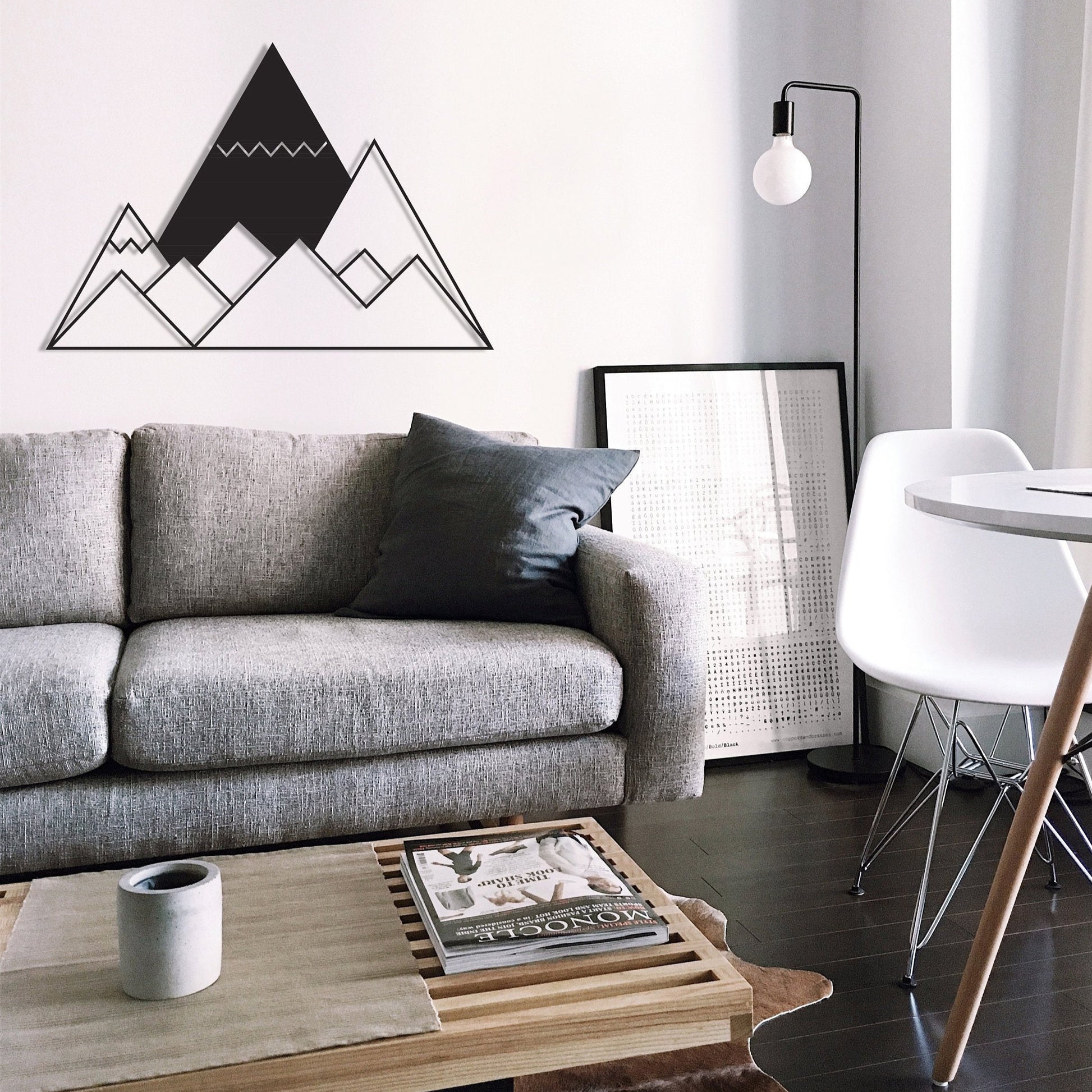 Mountains Metal Wall Art - BlackIvyCrafts