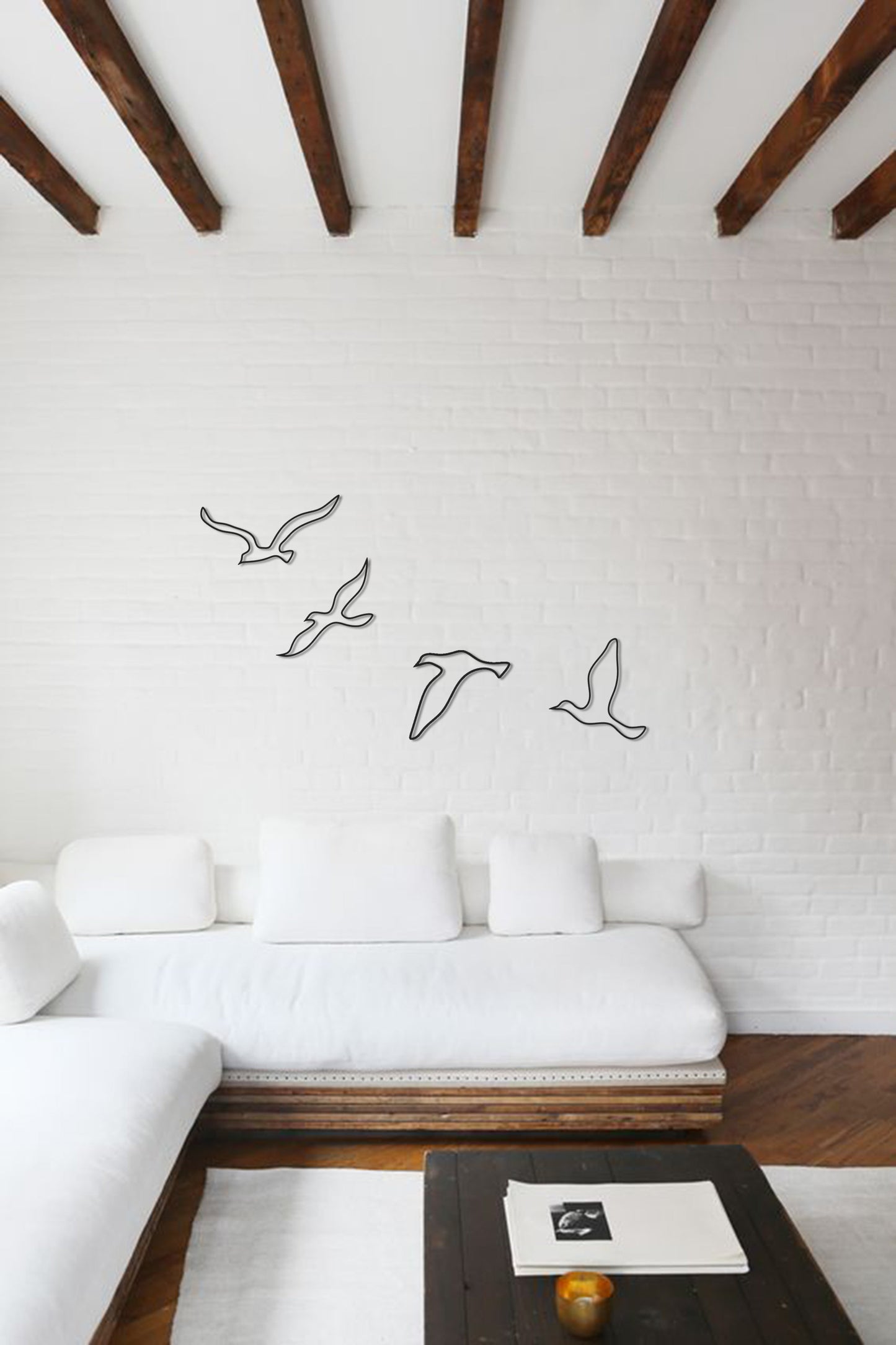 Flying Birds Wall Art Set Of 4 - BlackIvyCrafts