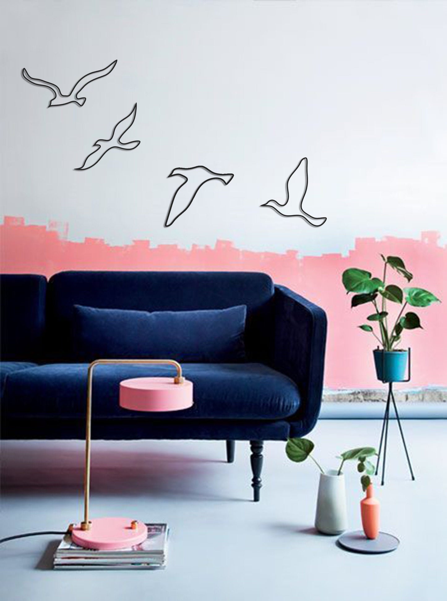 Flying Birds Wall Art Set Of 4 - BlackIvyCrafts