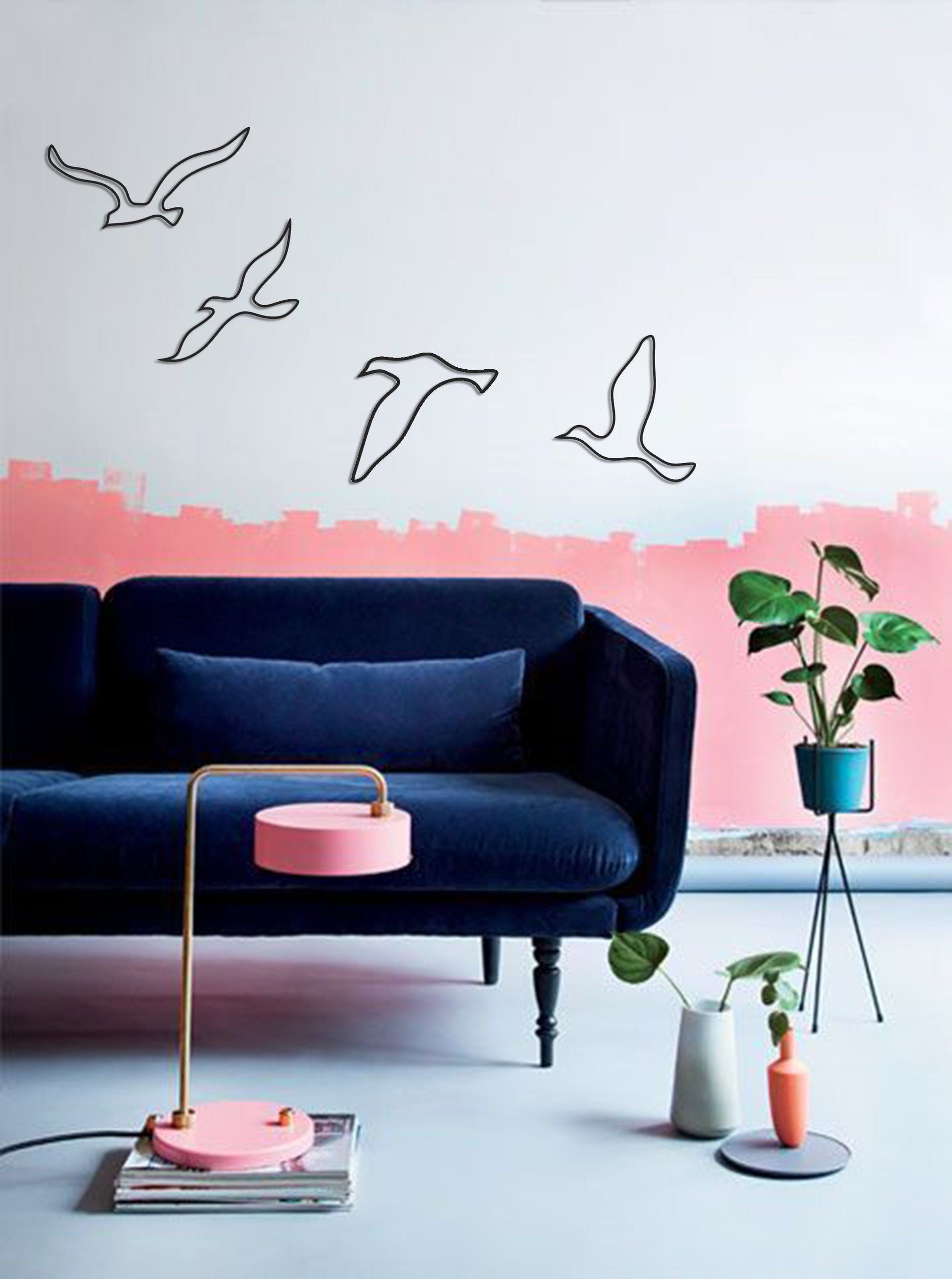 Flying Birds Wall Art Set Of 4 - BlackIvyCrafts