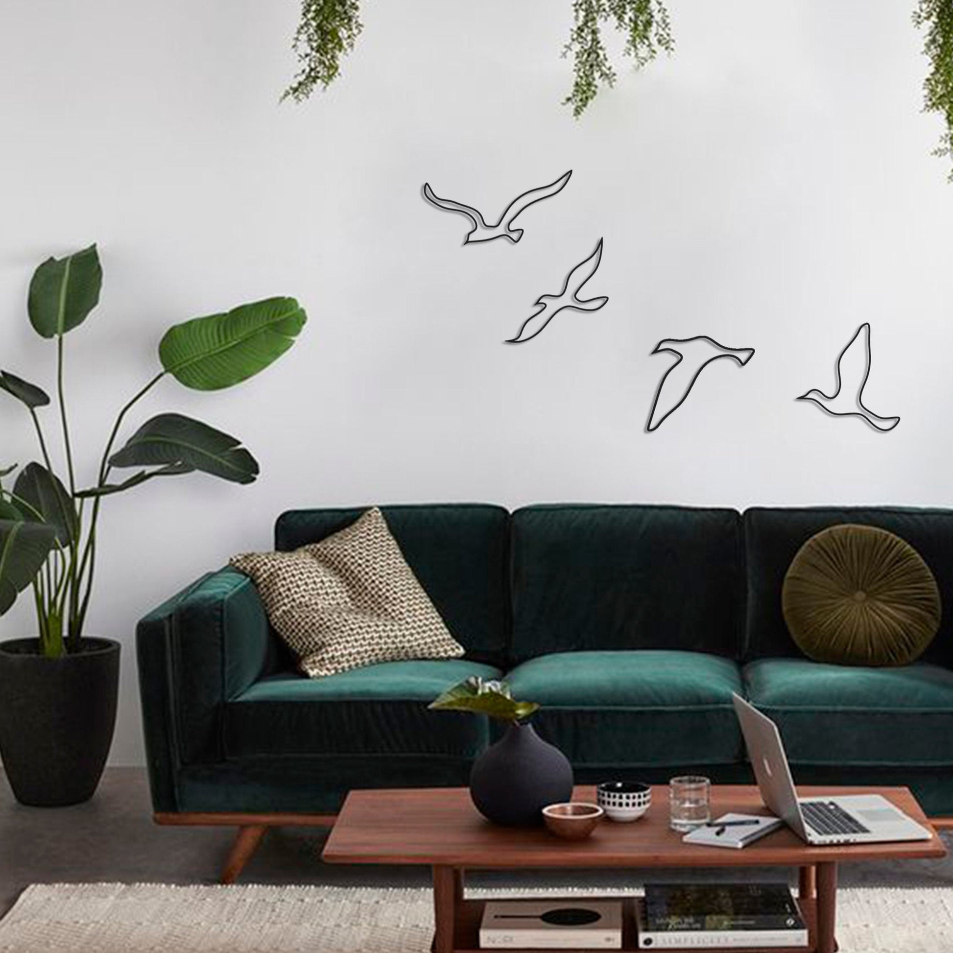 Flying Birds Wall Art Set Of 4 - BlackIvyCrafts