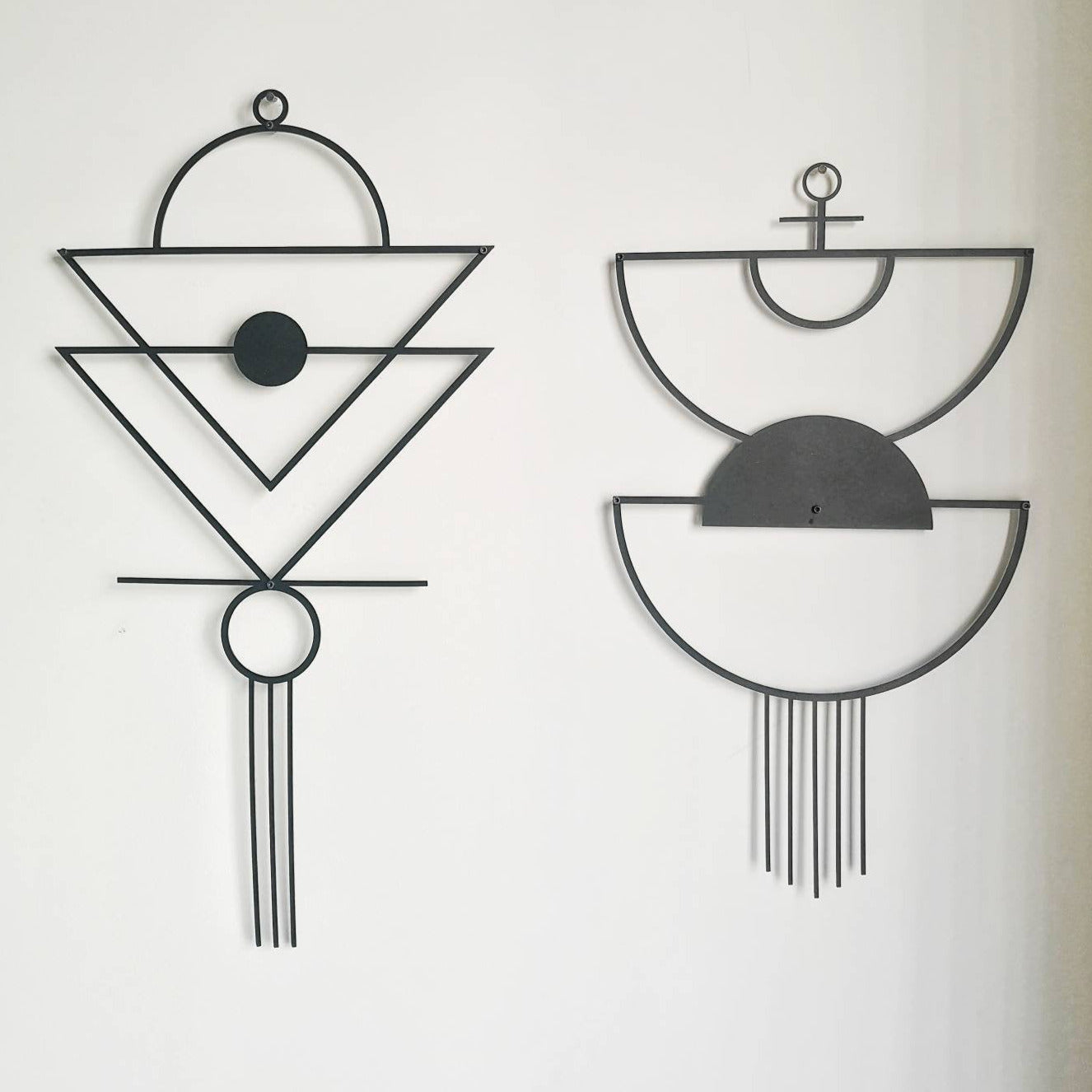 Modern Macrame Wall Decor Set - BlackIvyCrafts