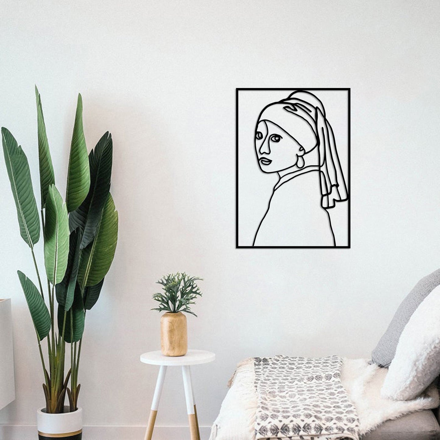 Girl With a Pearl Earring Wall Art - BlackIvyCrafts