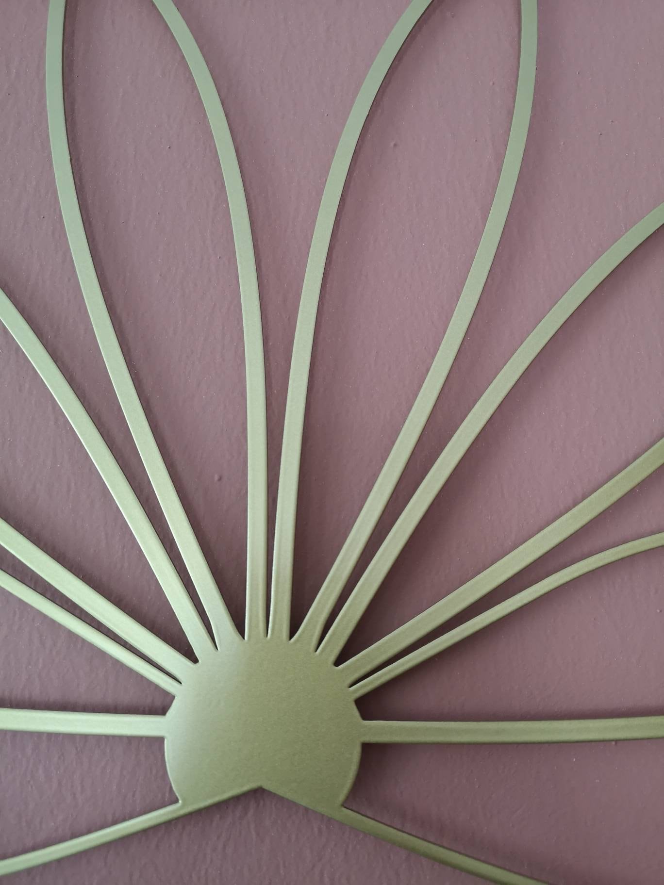 Gold Lotus Minimal Wall Decor - BlackIvyCraft