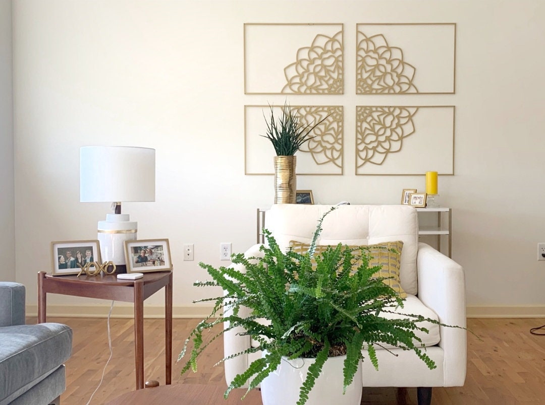 Gold Mandala Wall Decor - BlackIvyCraft