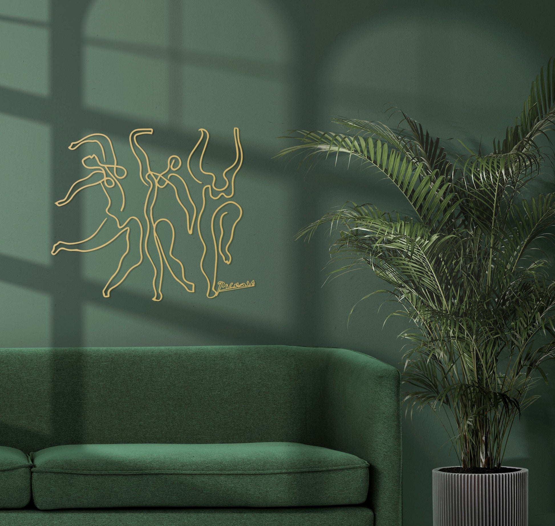 Picasso Dancers Metal Wall Decor - BlackIvyCrafts