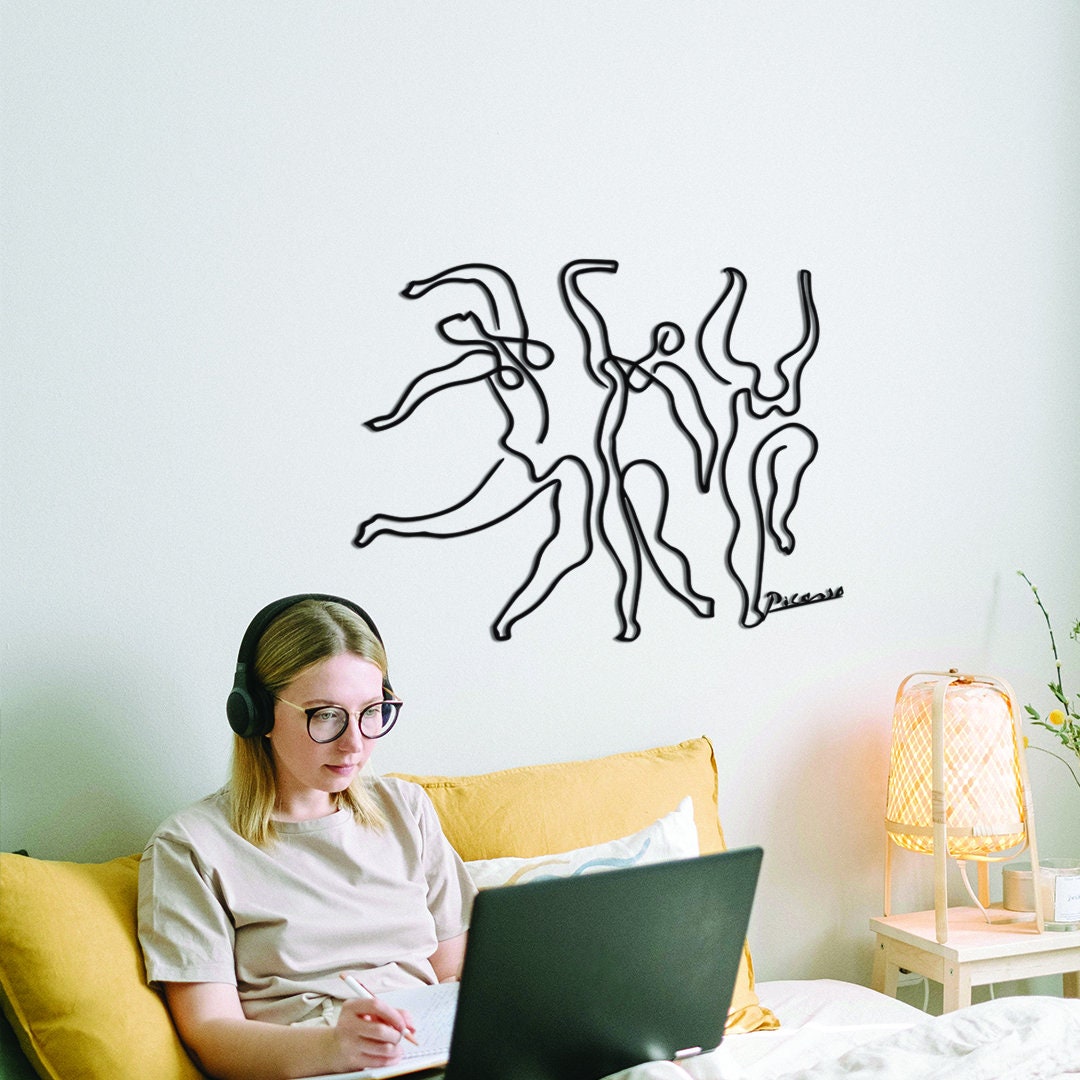 Picasso Dancers Metal Wall Decor - BlackIvyCrafts