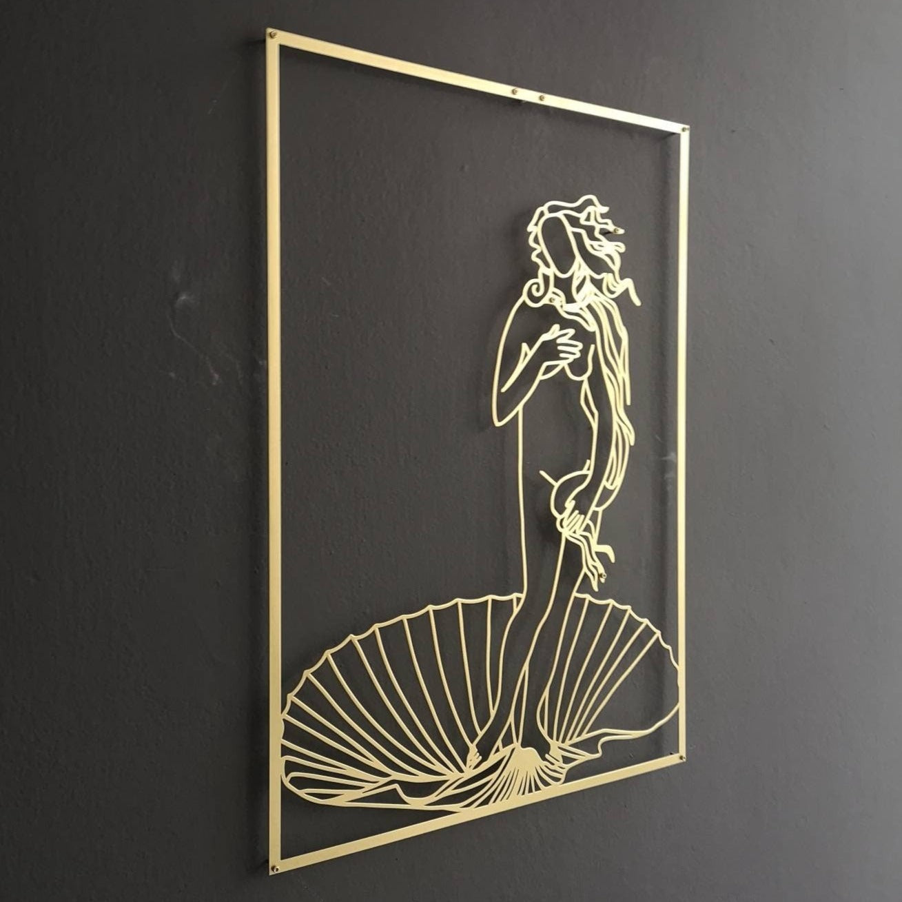 Birth of Aphrodite - Gold Venus Decor- W124 - BlackIvyCraft