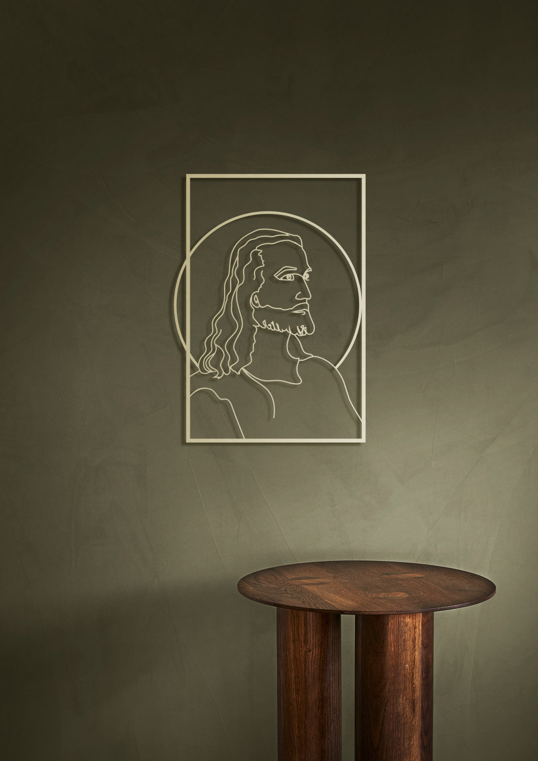 Jesus Gold Wall Art W291 - BlackIvyCraft