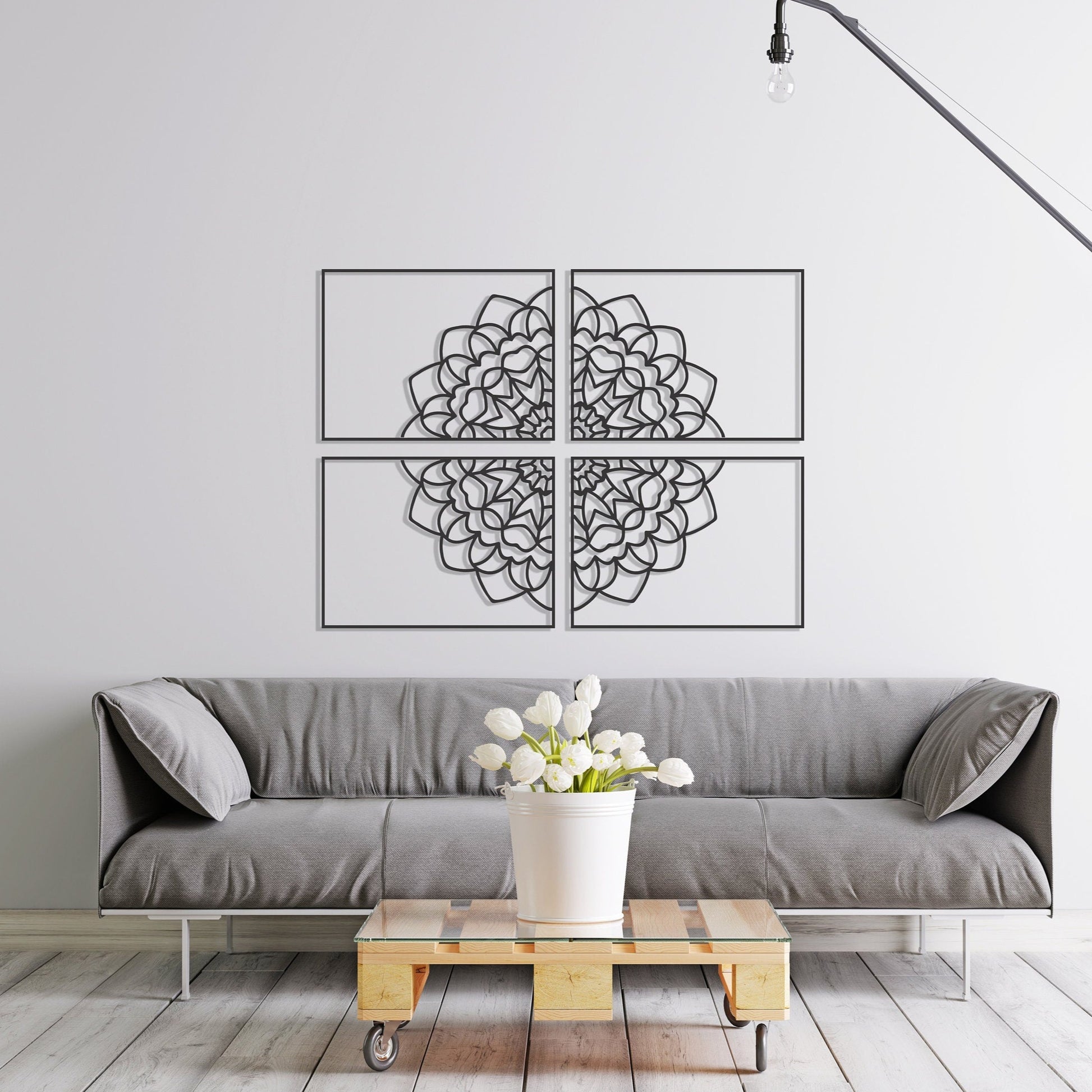 Gold Mandala Wall Decor - BlackIvyCraft