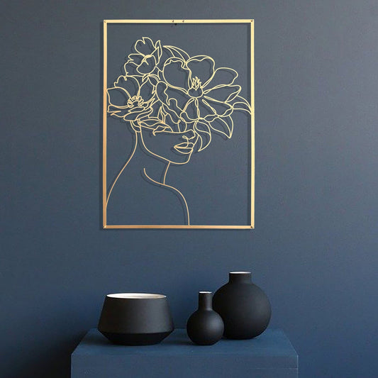 Flower Head Woman - BlackIvyCraft