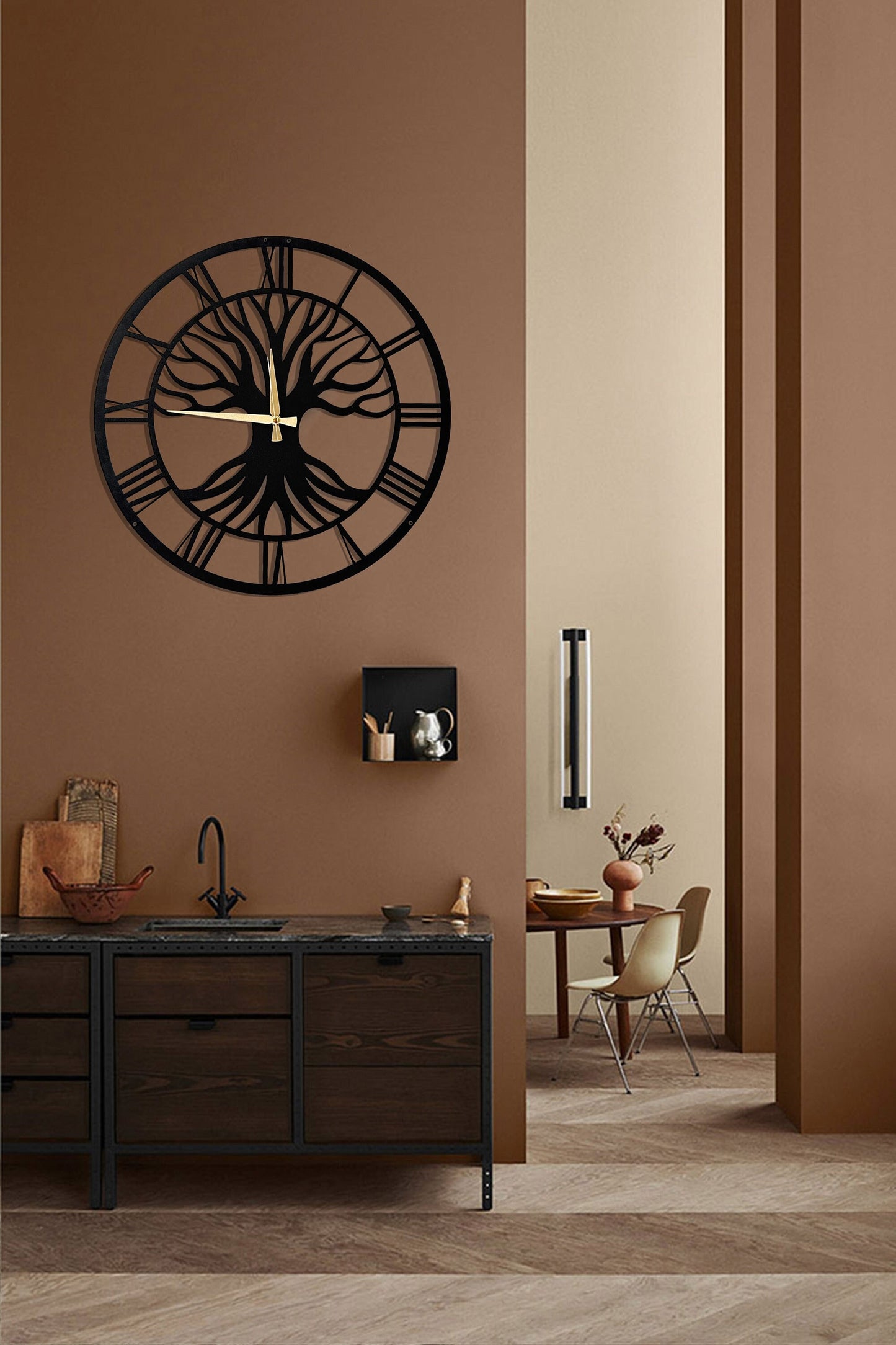 tree of life wall clock