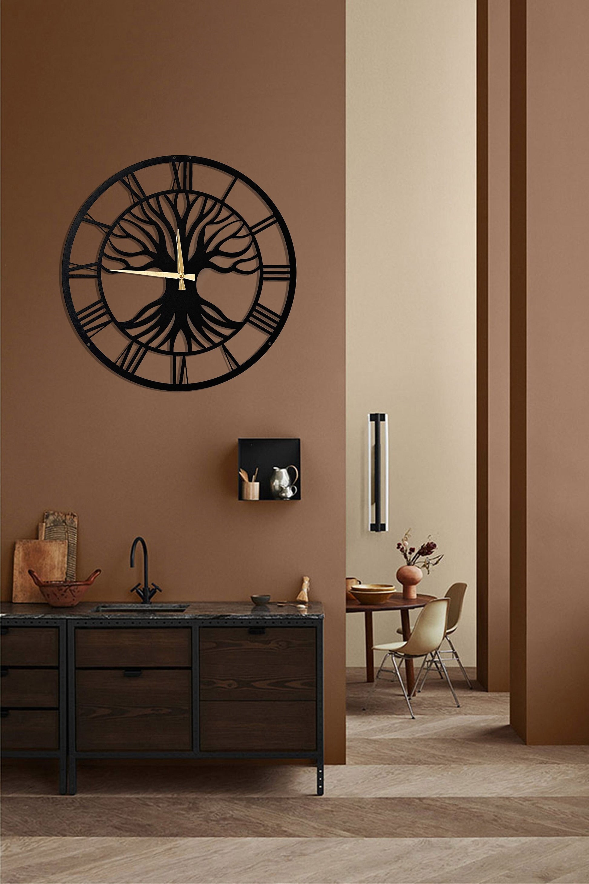 tree of life wall clock