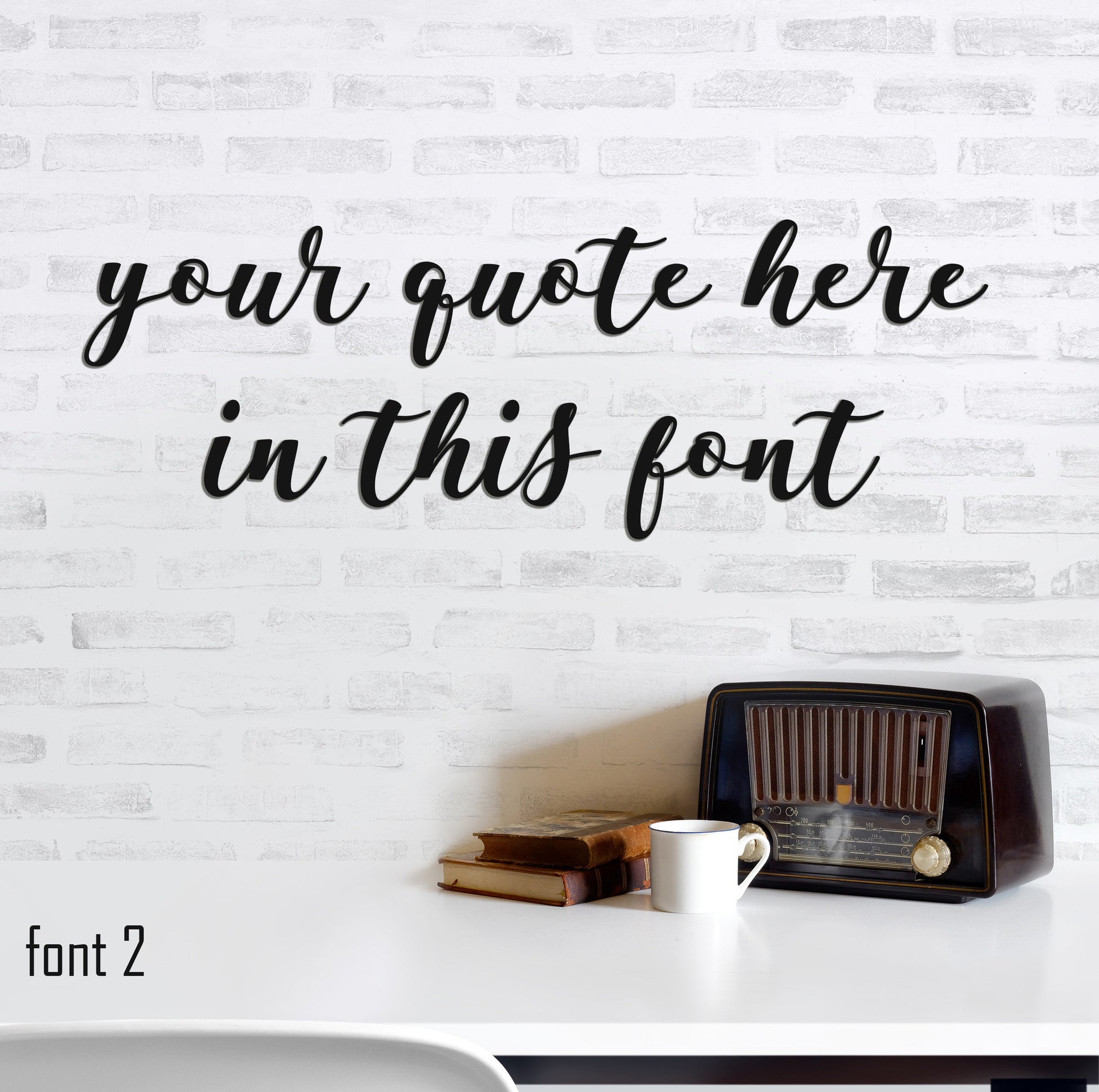 Custom Metal Words For Wall, Personalized Metal Sign - BlackIvyCraft