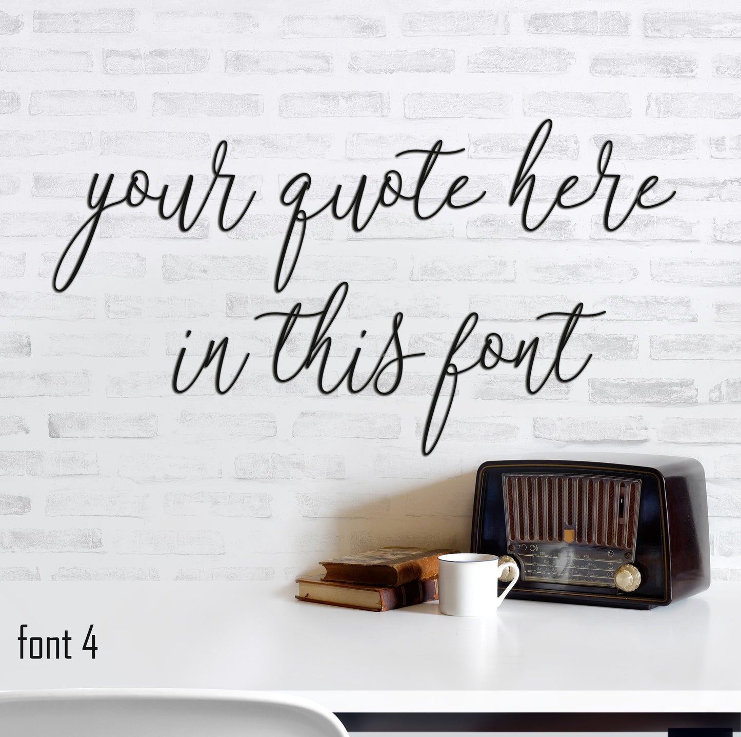 Custom Metal Words For Wall, Personalized Metal Sign - BlackIvyCraft