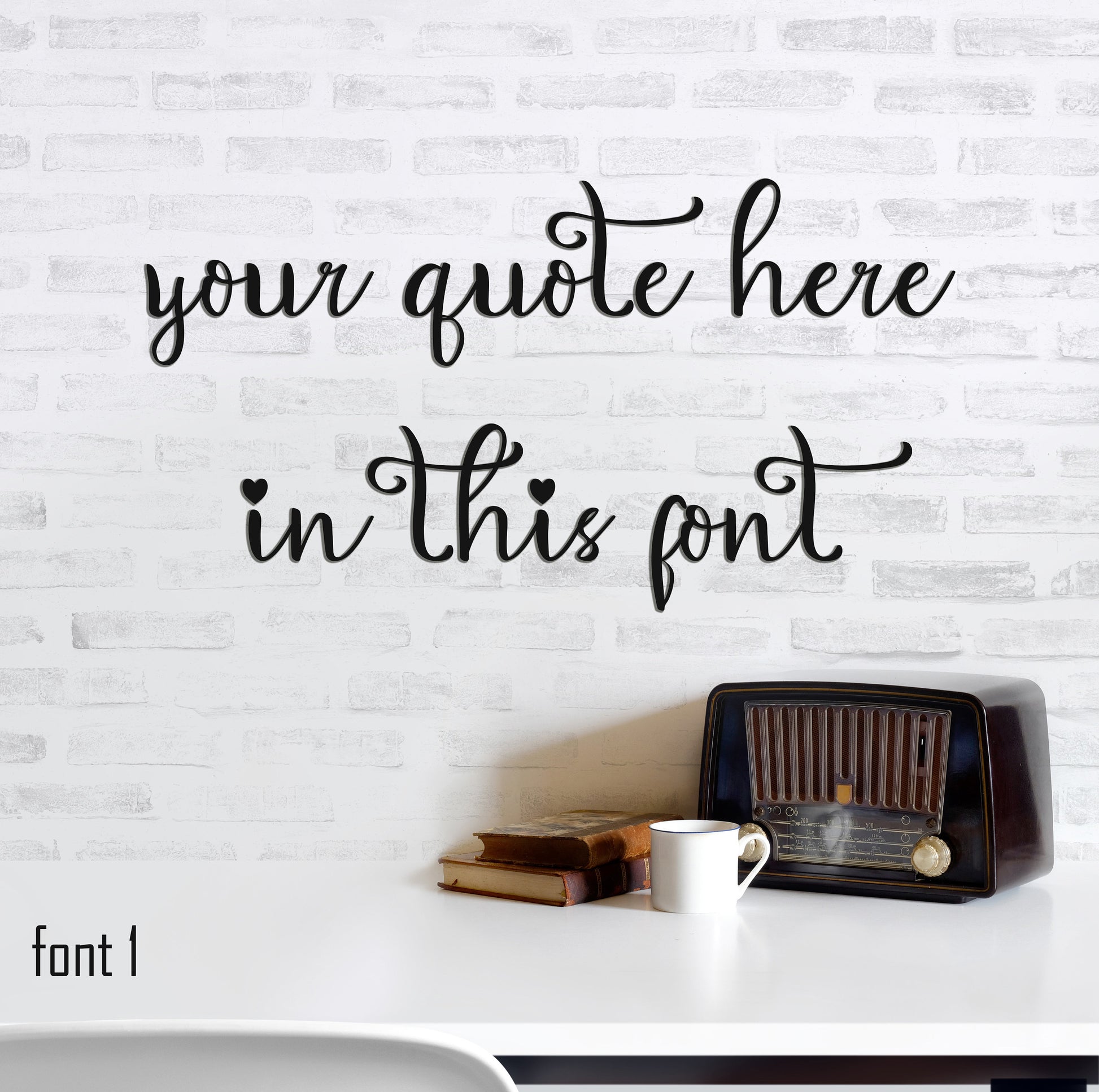 Custom Metal Words For Wall, Personalized Metal Sign - BlackIvyCraft