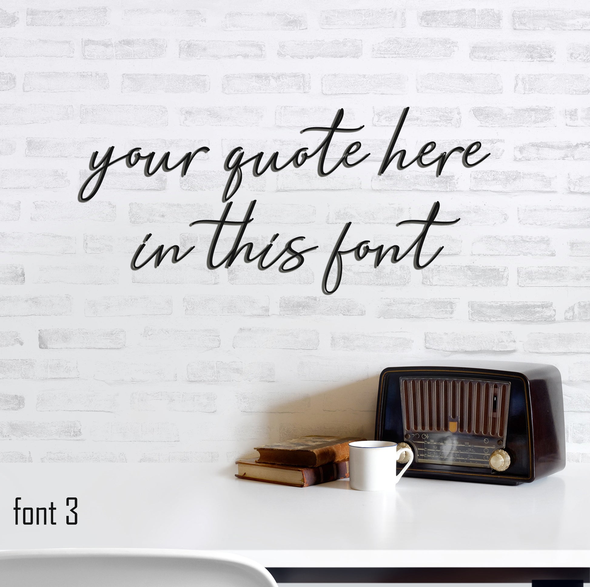 Custom Metal Words For Wall, Personalized Metal Sign - BlackIvyCraft