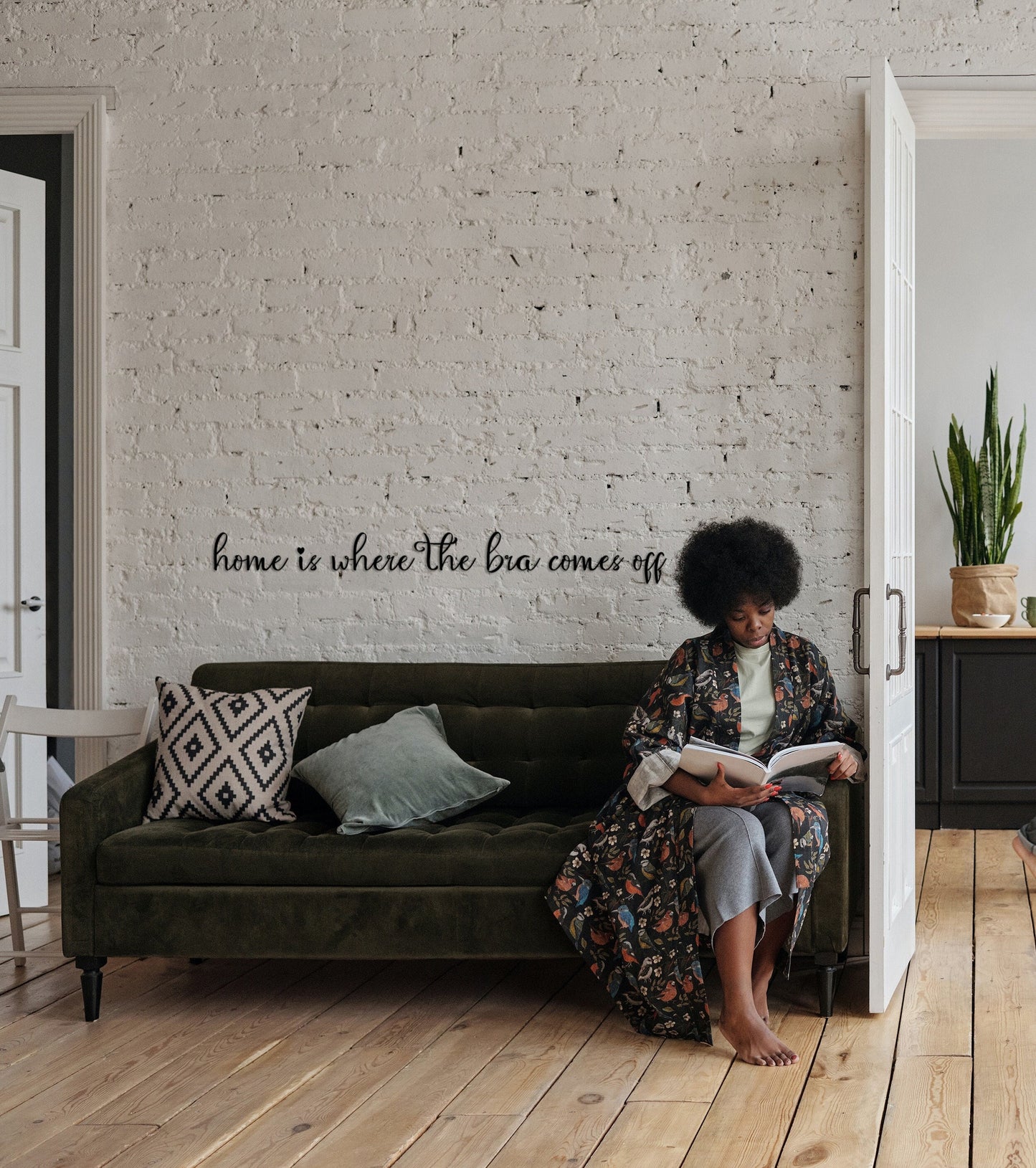 Home is where my boys are, Custom Metal Sign, Where My Dogs Are, Personalized Metal Words - BlackIvyCraft