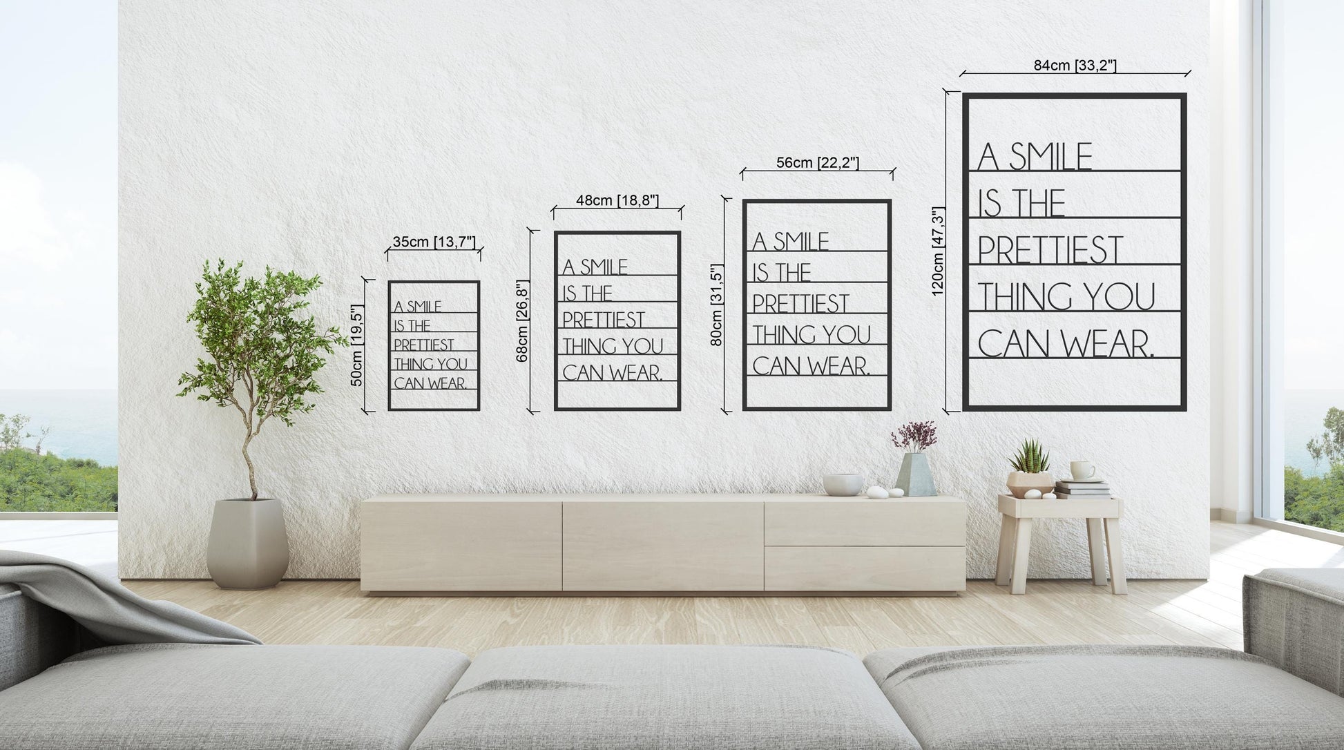Modern Medical Office Decor, Minimalist Healthcare Metal Sign - BlackIvyCraft