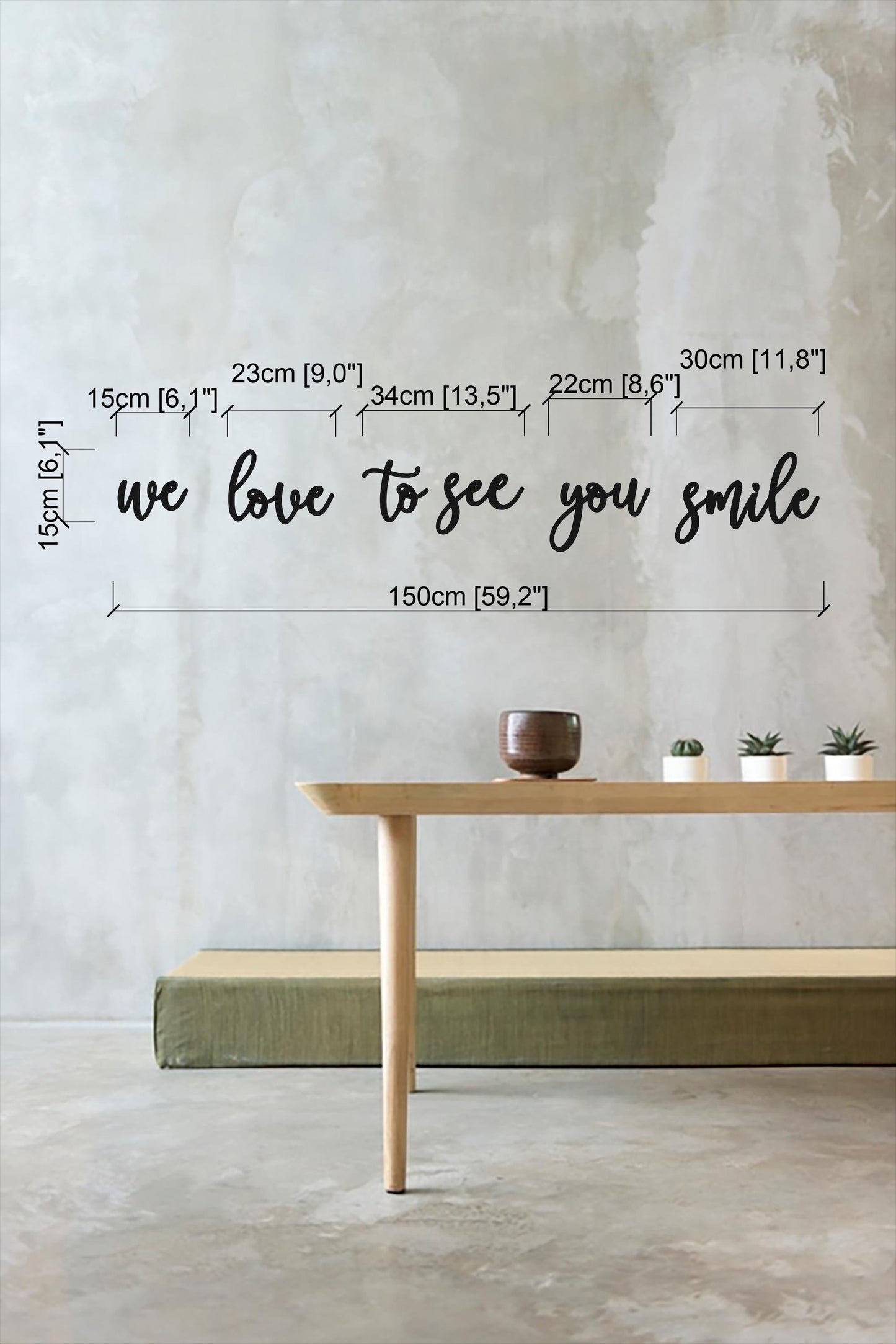 We Love To See You Smile, Dentist Reception Sign, Dental Office Decor, Smile Metal Sign, Gift For Dentist, Modern Clinique Decor - BlackIvyCraft