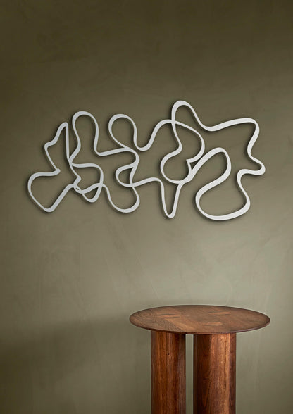 Oversize Abstract Metal Wall Art - BlackIvyCraft