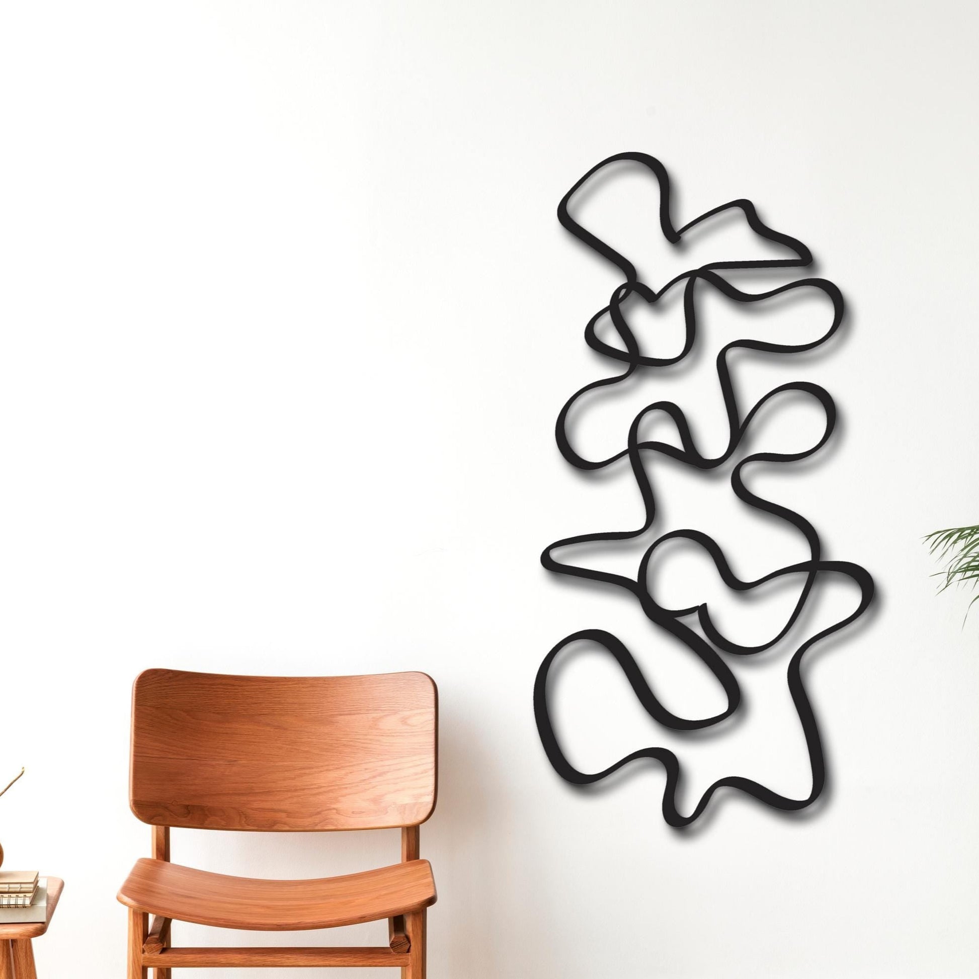 Oversize Abstract Metal Wall Art - BlackIvyCraft