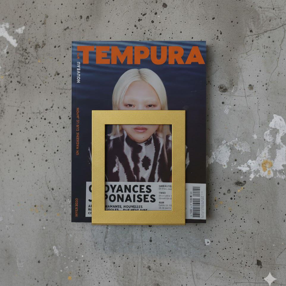 Metal Wall Mount Magazine Holder, Modern Bookshelf, Vinyl Record Storage, Brochure Display Rack - BlackIvyCraft