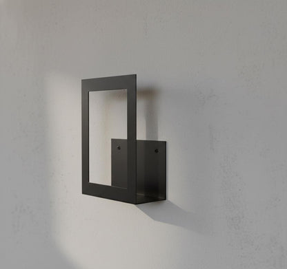 Metal Wall Mount Magazine Holder, Modern Bookshelf, Vinyl Record Storage, Brochure Display Rack - BlackIvyCraft